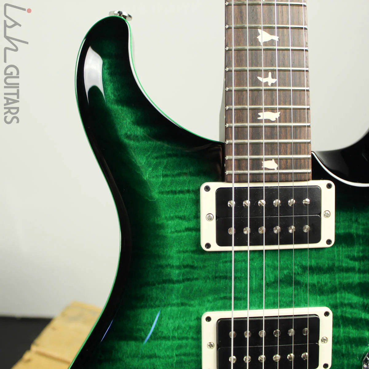 2019 PRS CE 24 Satin Neck Teal Smokeburst - Image 4