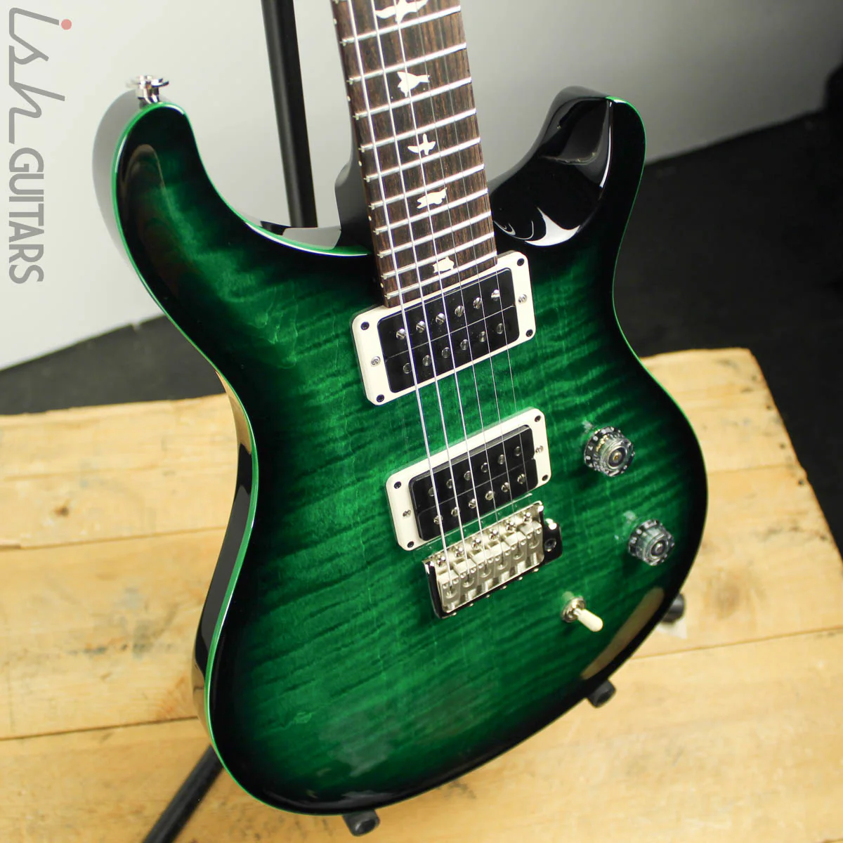 2019 PRS CE 24 Satin Neck Teal Smokeburst - Image 7