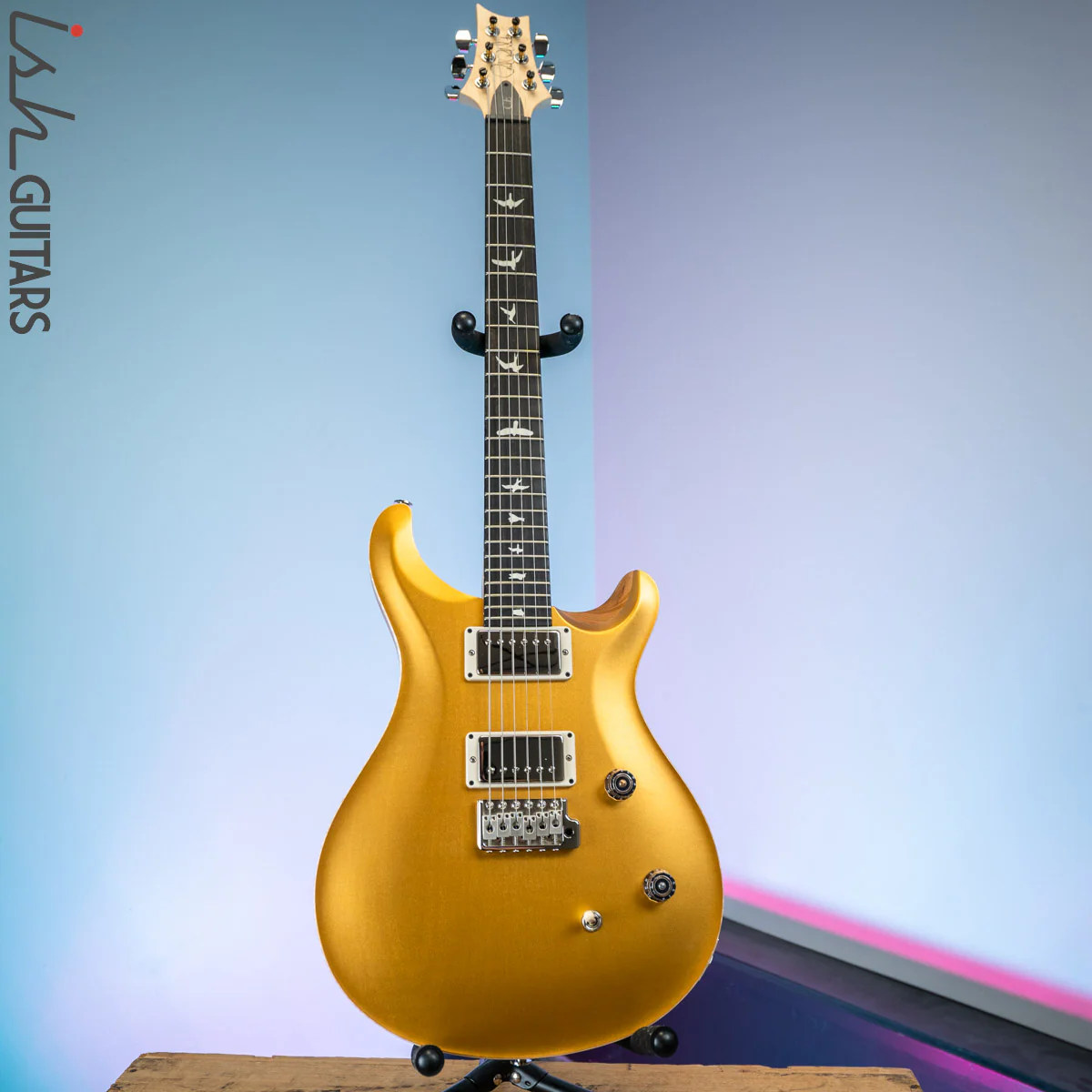 PRS CE 24 Satin Nitro 57/08 Ebony Fretboard Gold Top - Image 2