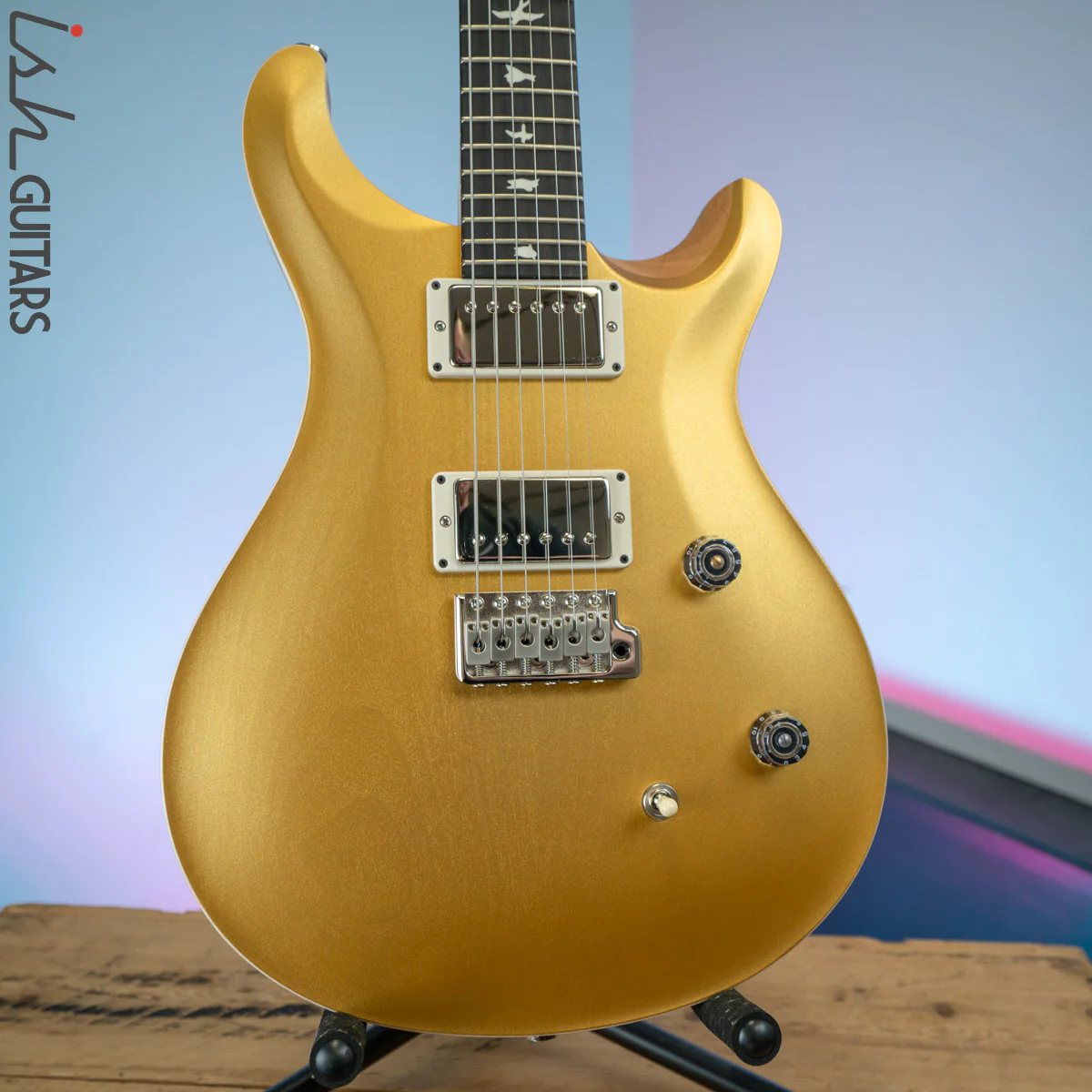 PRS CE 24 Satin Nitro 57/08 Ebony Fretboard Gold Top