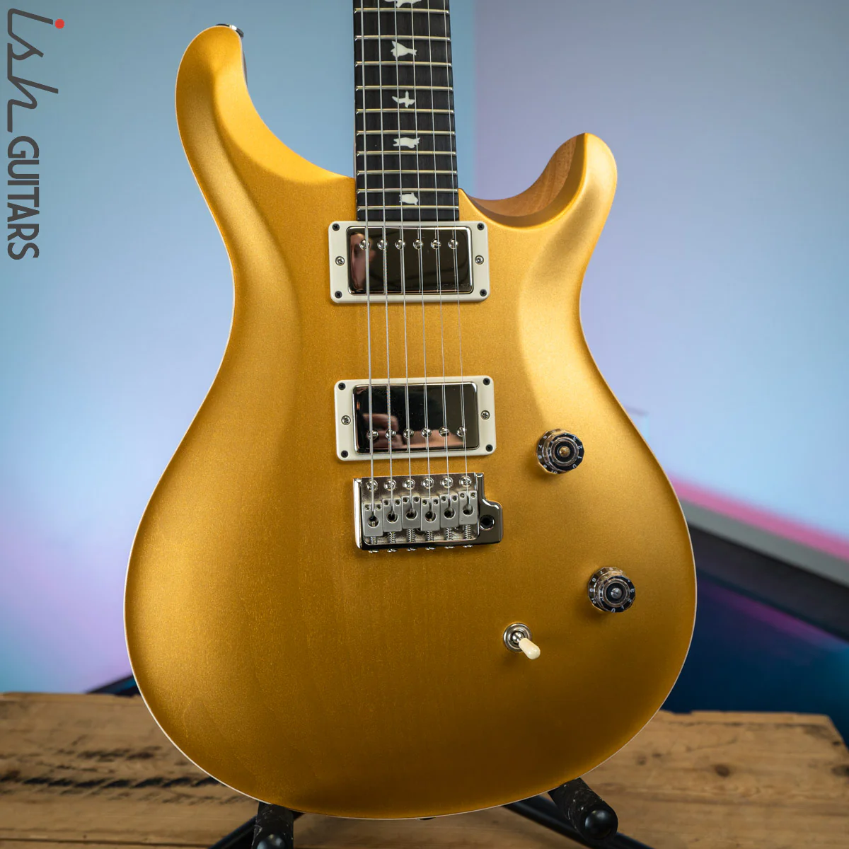 PRS CE 24 Satin Nitro 57/08 Ebony Fretboard Gold Top