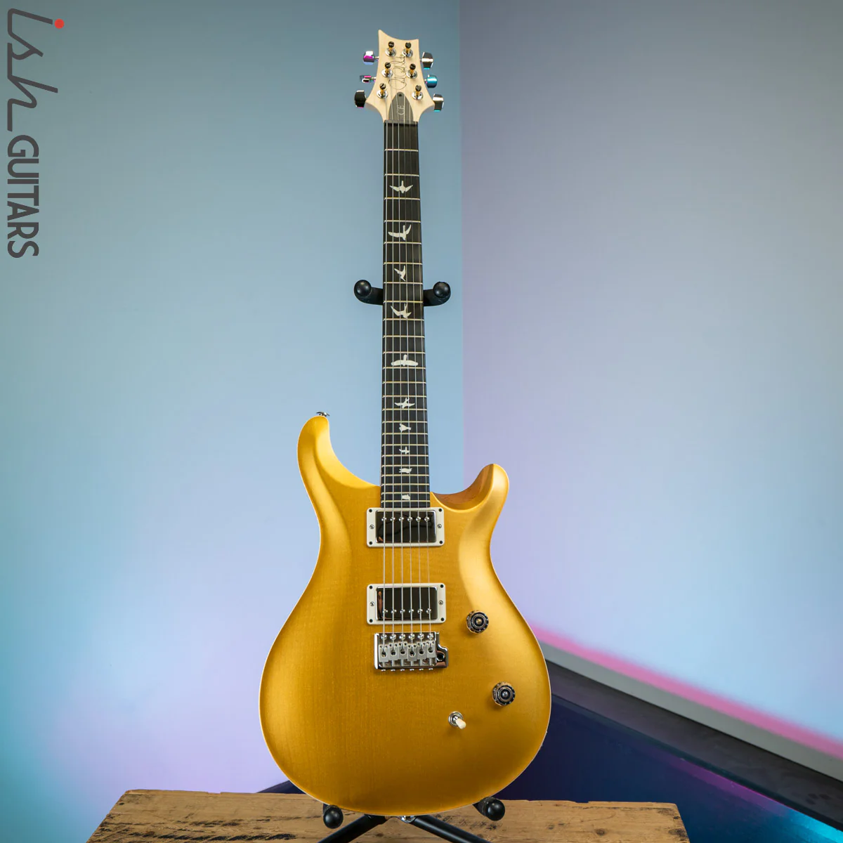 PRS CE 24 Satin Nitro 57/08 Ebony Fretboard Gold Top - Image 2