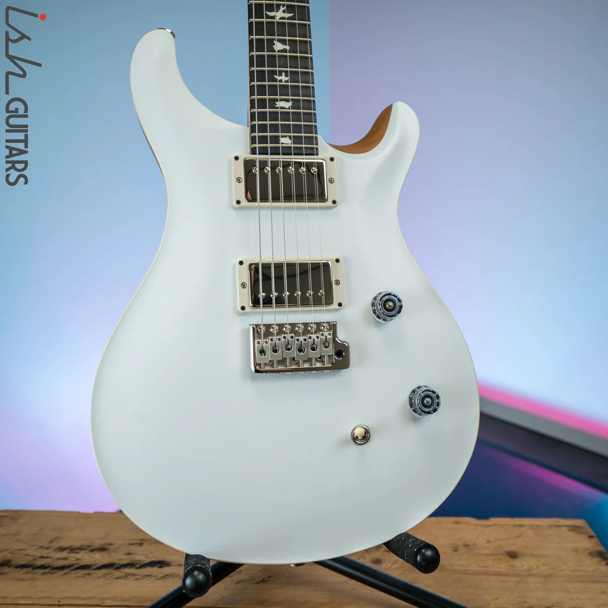 PRS CE 24 Satin Nitro 57/08 Ebony Fretboard Jet White