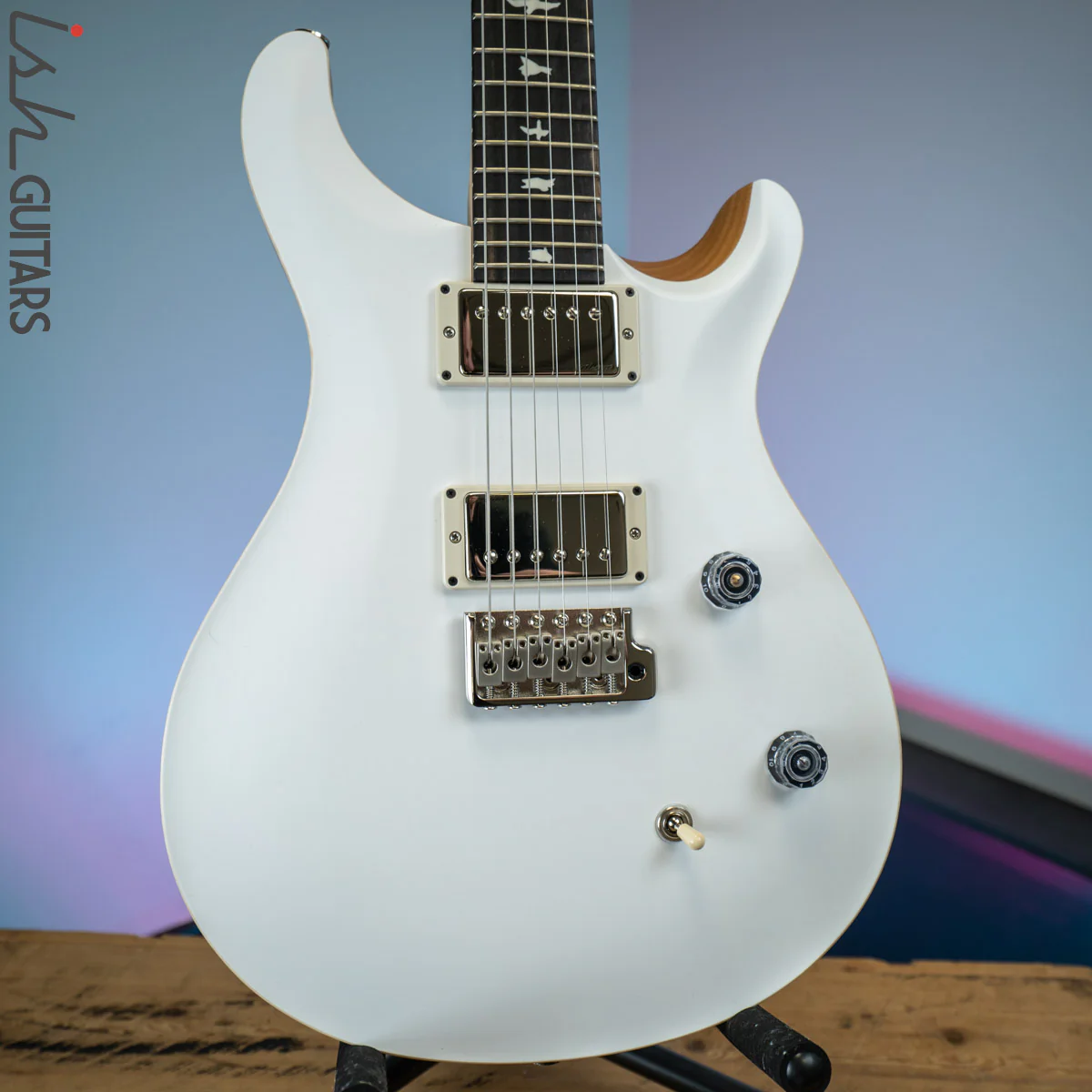 PRS CE 24 Satin Nitro 57/08 Ebony Fretboard Jet White
