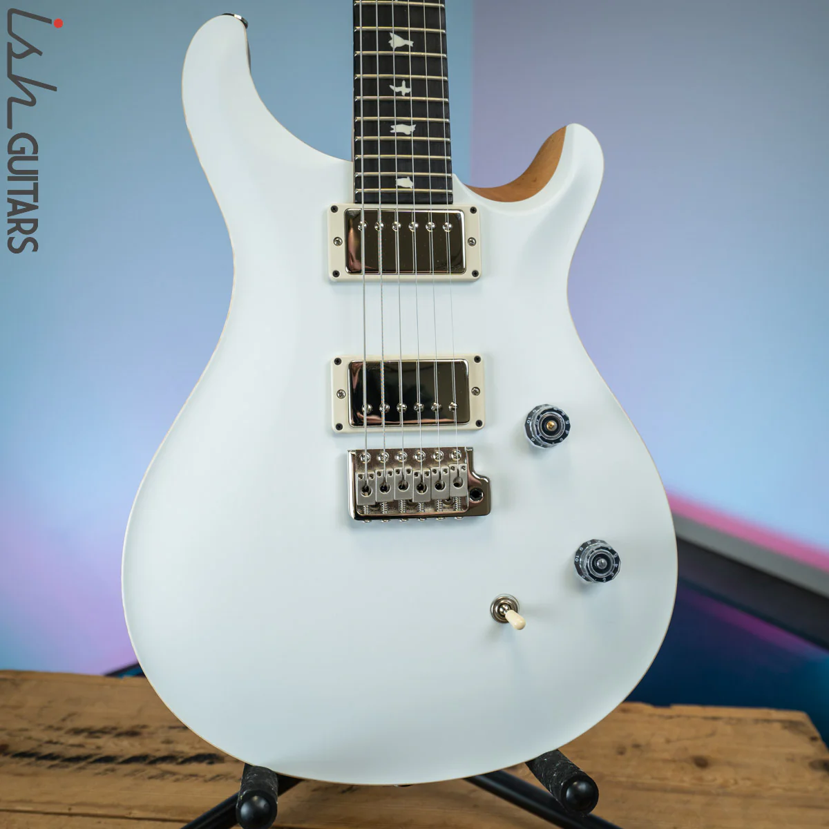 PRS CE 24 Satin Nitro 57/08 Ebony Fretboard Jet White