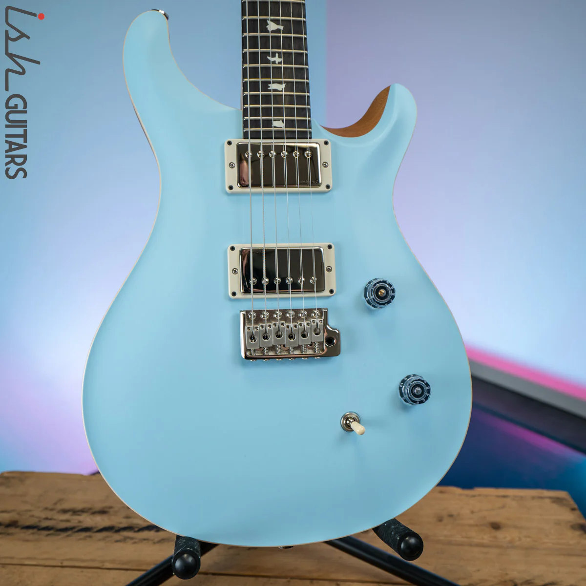 PRS CE 24 Satin Nitro 57/08 Ebony Fretboard Powder Blue