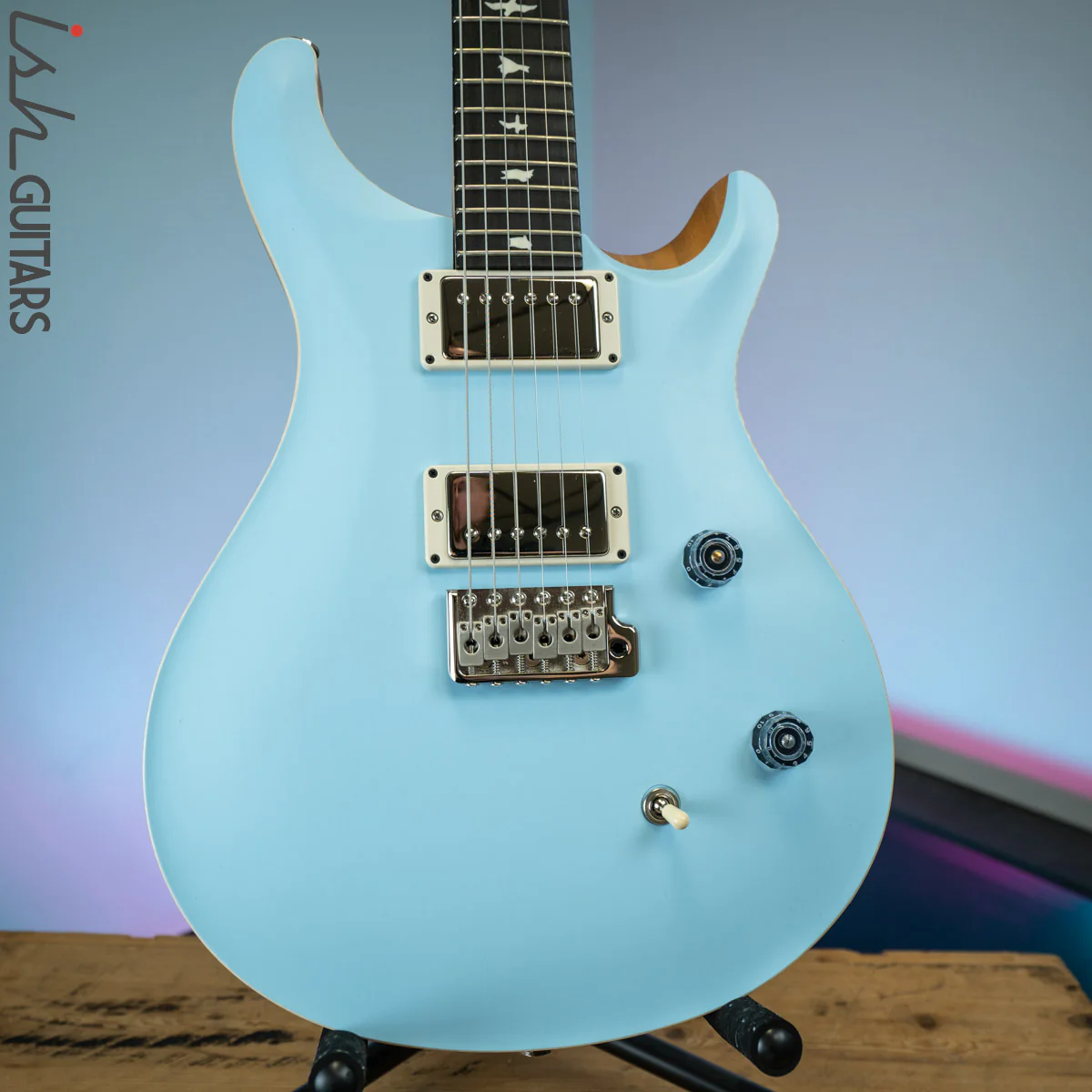 PRS CE 24 Satin Nitro 57/08 Ebony Fretboard Powder Blue