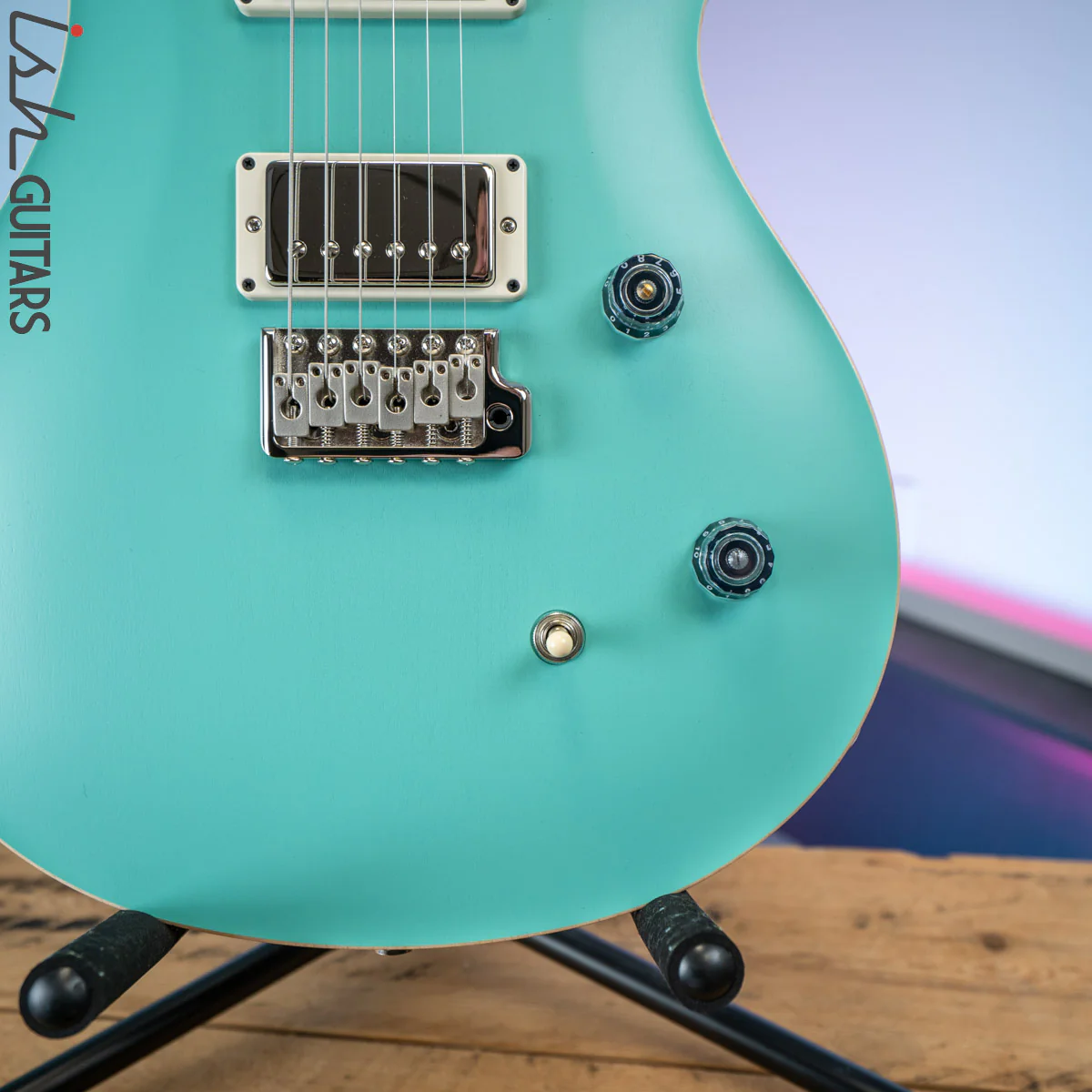 PRS CE 24 Satin Nitro 57/08 Ebony Fretboard Seafoam Green - Image 4