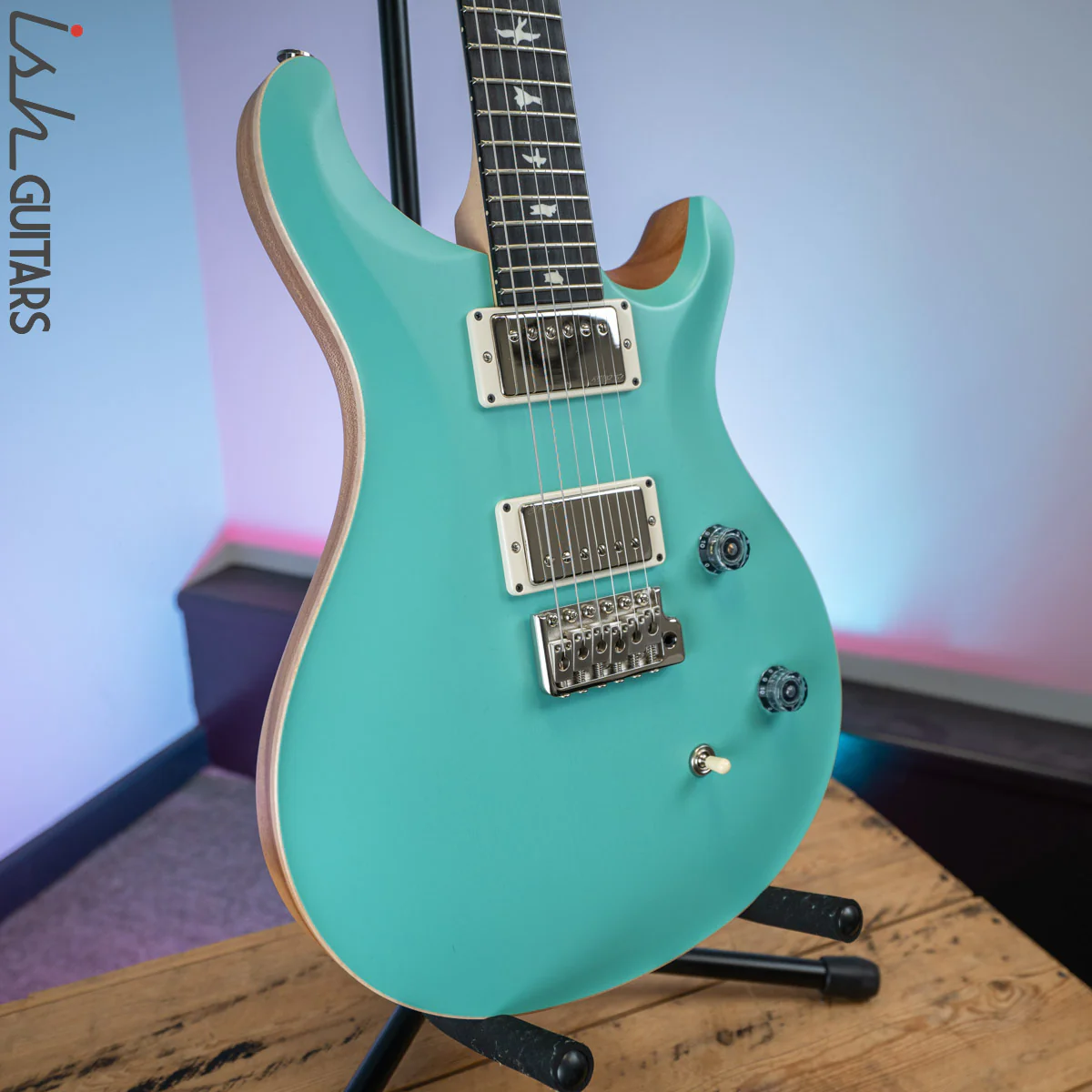 PRS CE 24 Satin Nitro 57/08 Ebony Fretboard Seafoam Green - Image 5