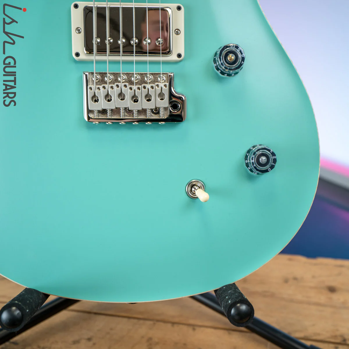 PRS CE 24 Satin Nitro 57/08 Ebony Fretboard Seafoam Green - Image 4
