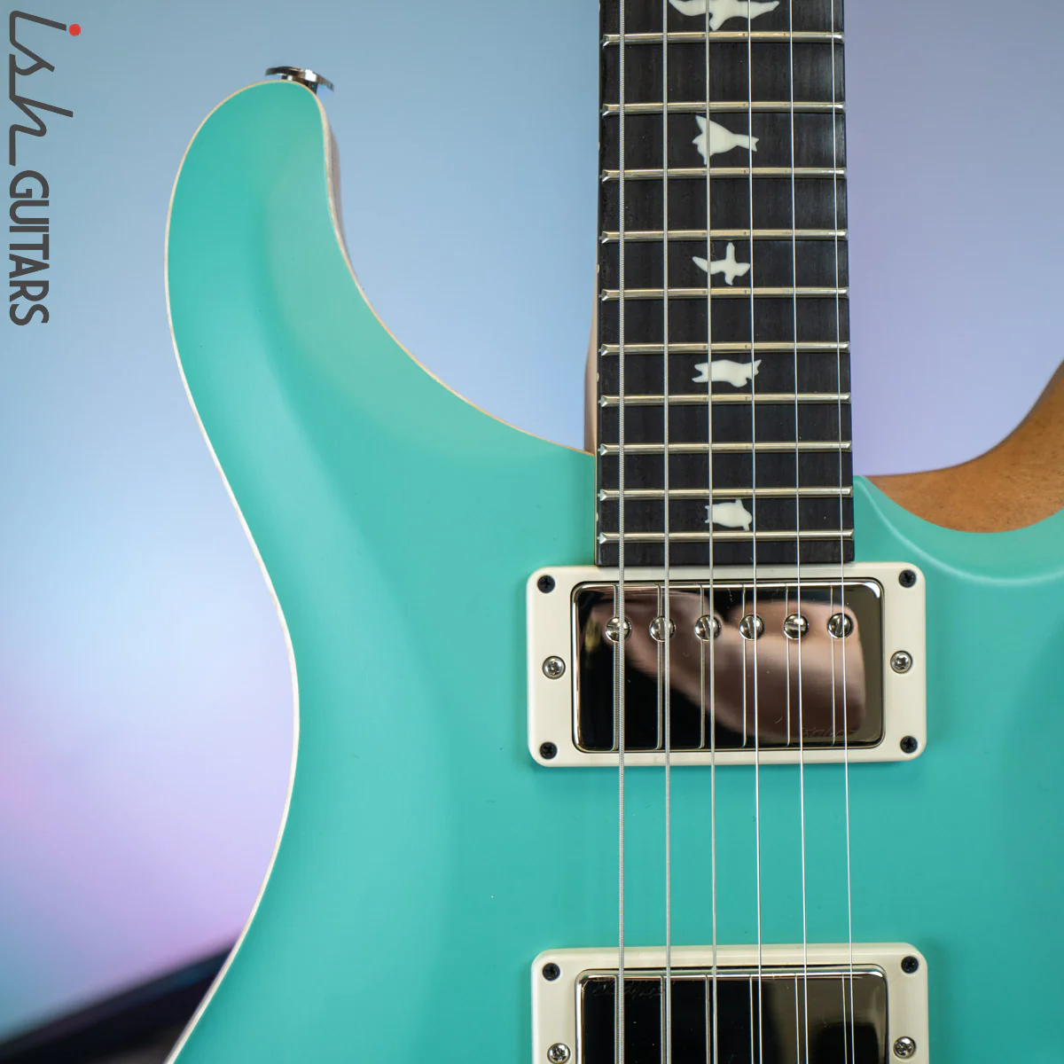 PRS CE 24 Satin Nitro 57/08 Ebony Fretboard Seafoam Green - Image 3
