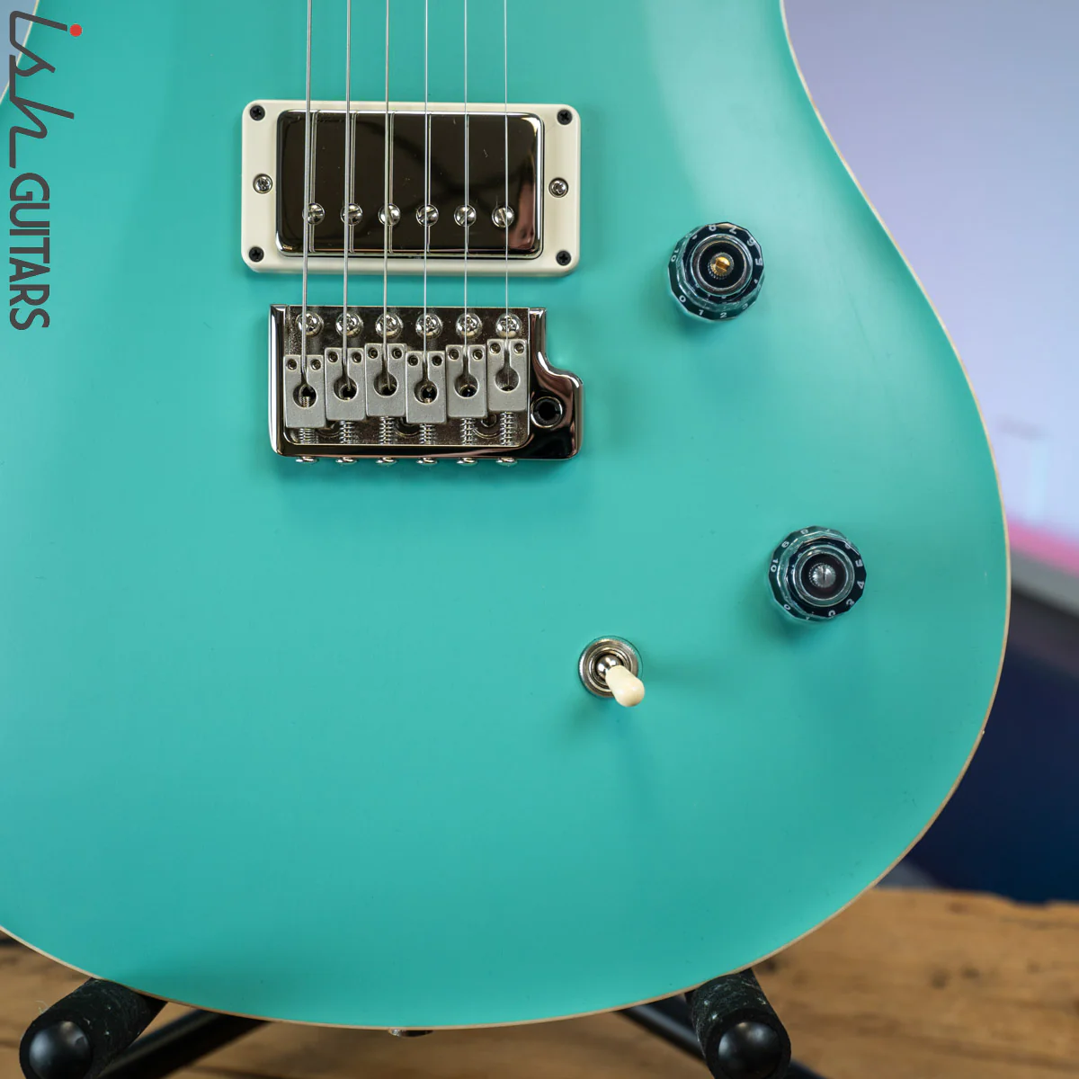 PRS CE 24 Satin Nitro 57/08 Ebony Fretboard Seafoam Green - Image 4