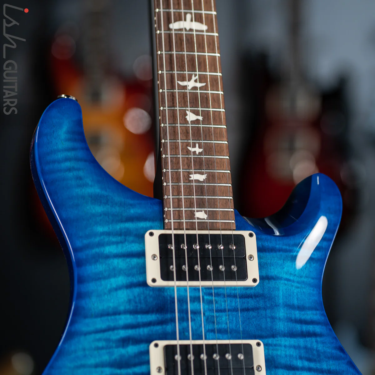 PRS CE 24 Semi-Hollow Blue Matteo Wrap - Image 5