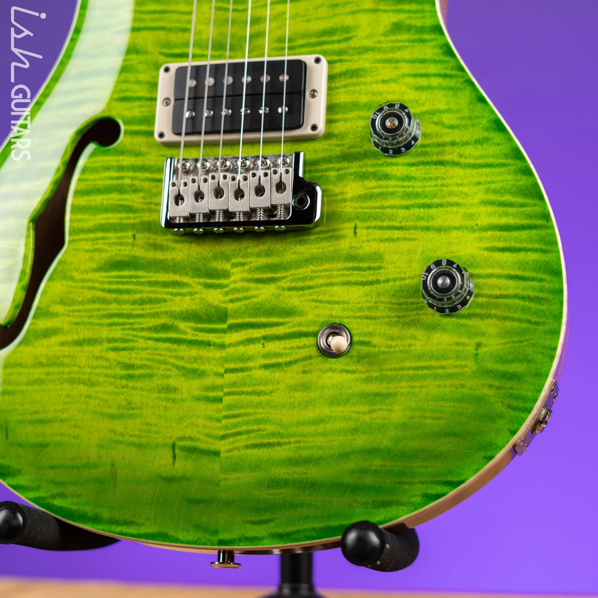 PRS CE 24 Semi-Hollow Eriza Verde - Image 4