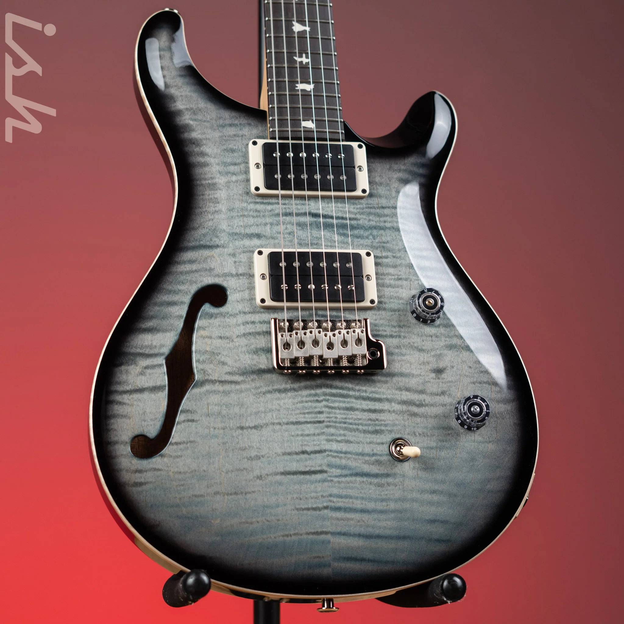 PRS CE 24 Semi-Hollow Faded Blue Smokeburst