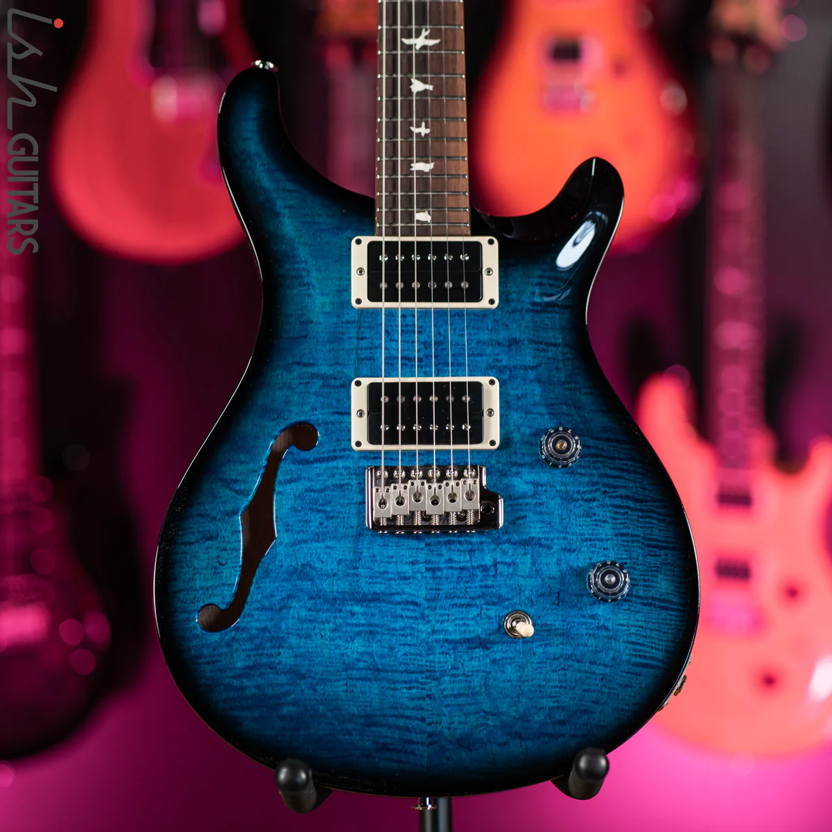 PRS CE 24 Semi-Hollow Whale Blue Smokewrap