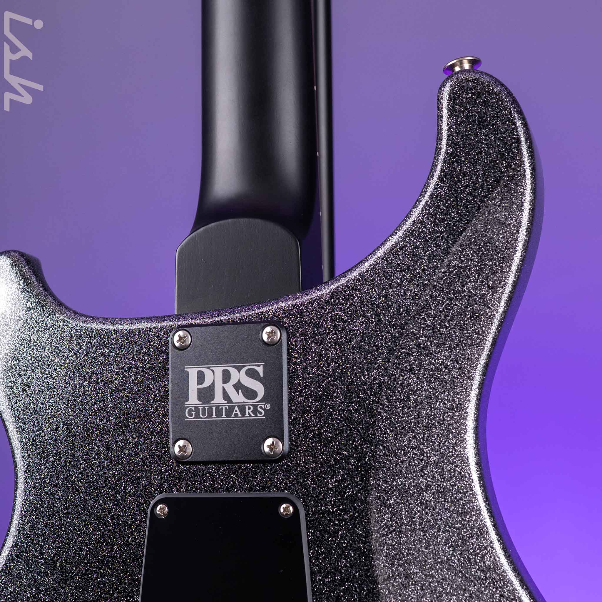 PRS CE 24 Silver Holoflake Sprayer's Choice w/ Black Satin Neck - Image 10