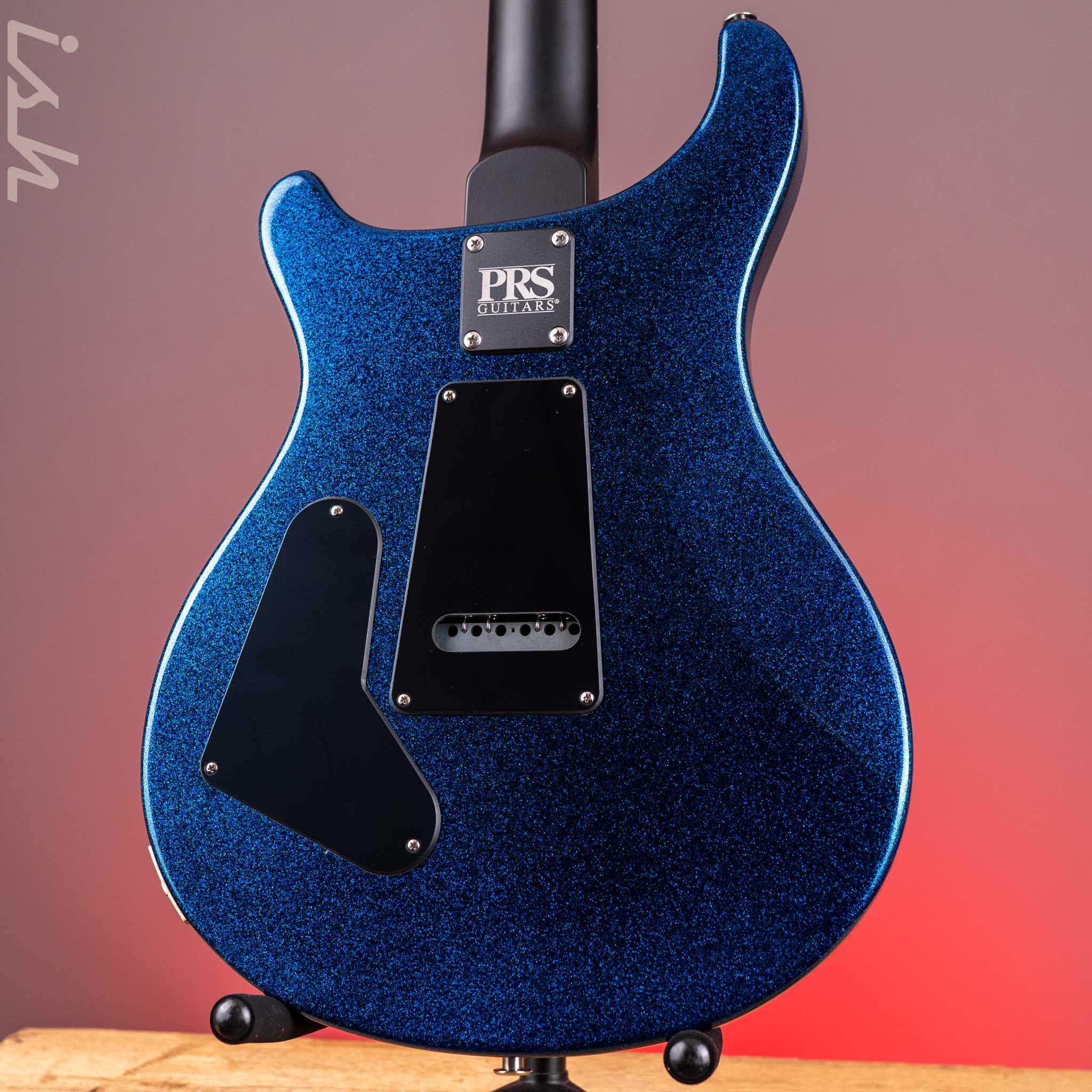 PRS CE 24 Special Blue Burst Holoflake Sprayer's Choice w/ Black Satin Neck - Image 9