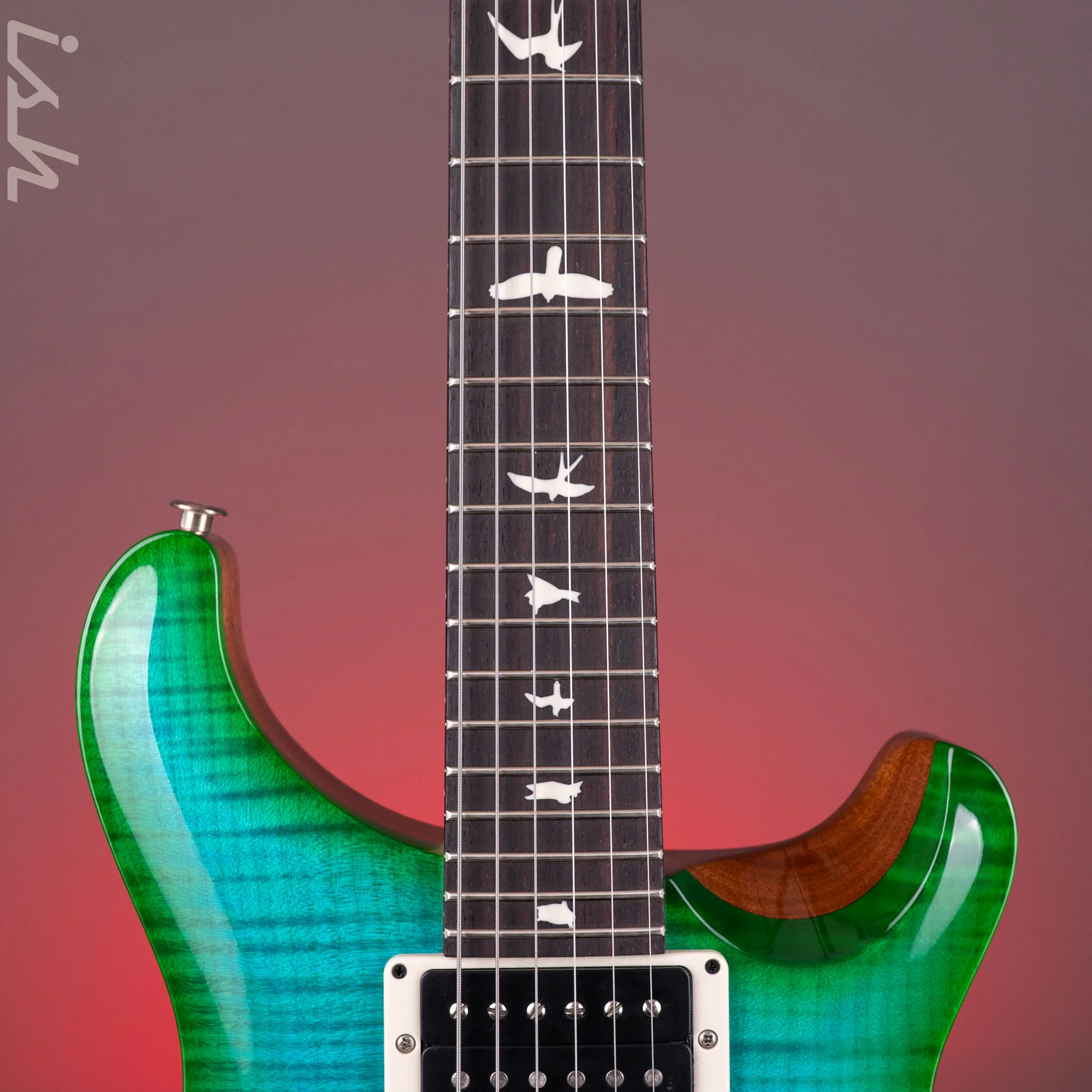 PRS CE 24 Special Carroll Blue Green Burst Custom Color - Image 6