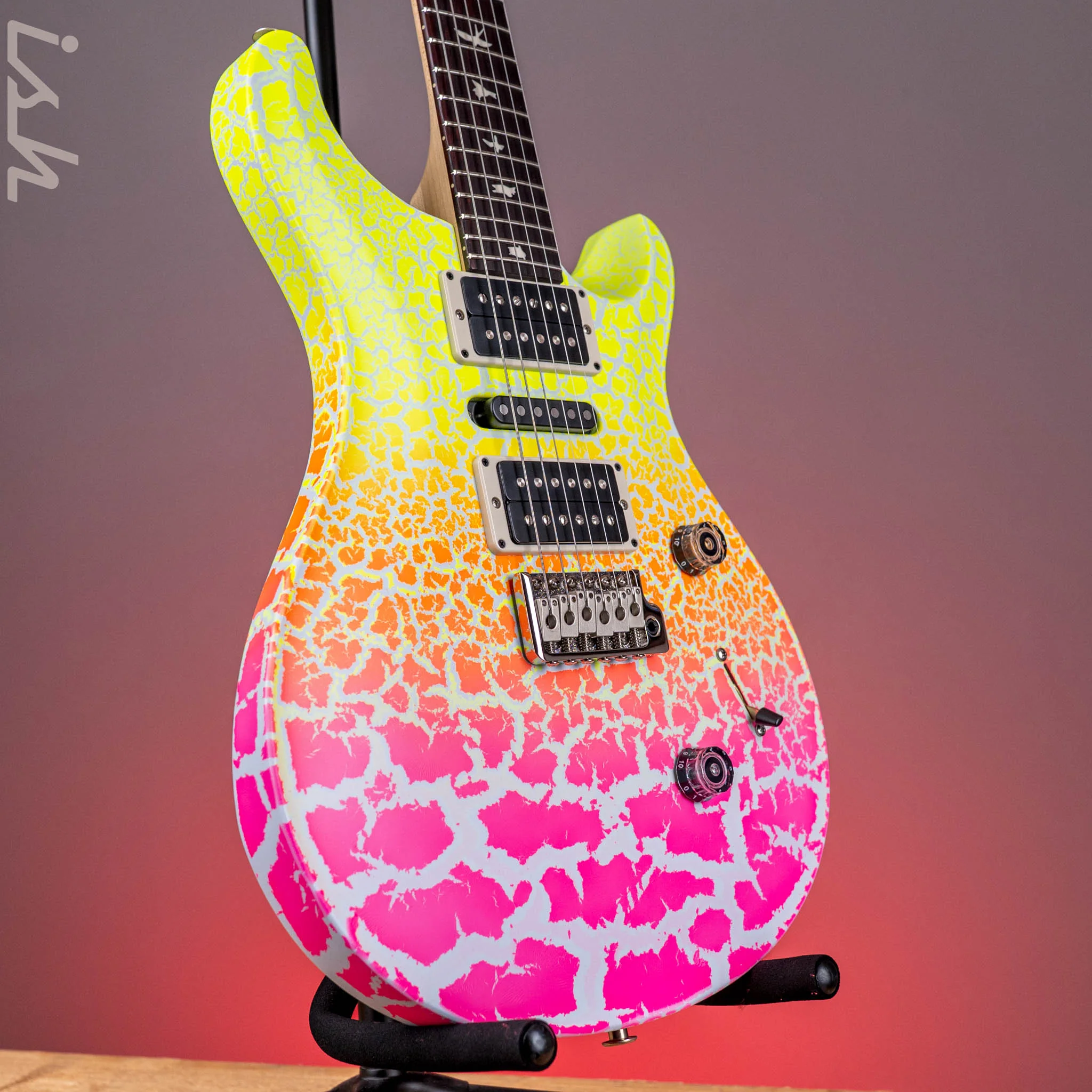 PRS CE 24 Special Sprayer’s Choice Pink Lemonade Fade White Crackle - Image 3