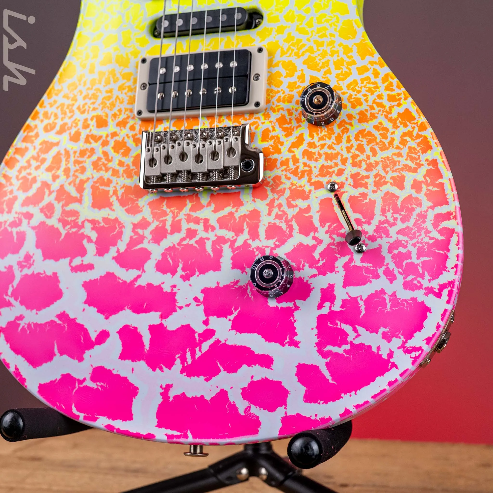PRS CE 24 Special Sprayer’s Choice Pink Lemonade Fade White Crackle - Image 5
