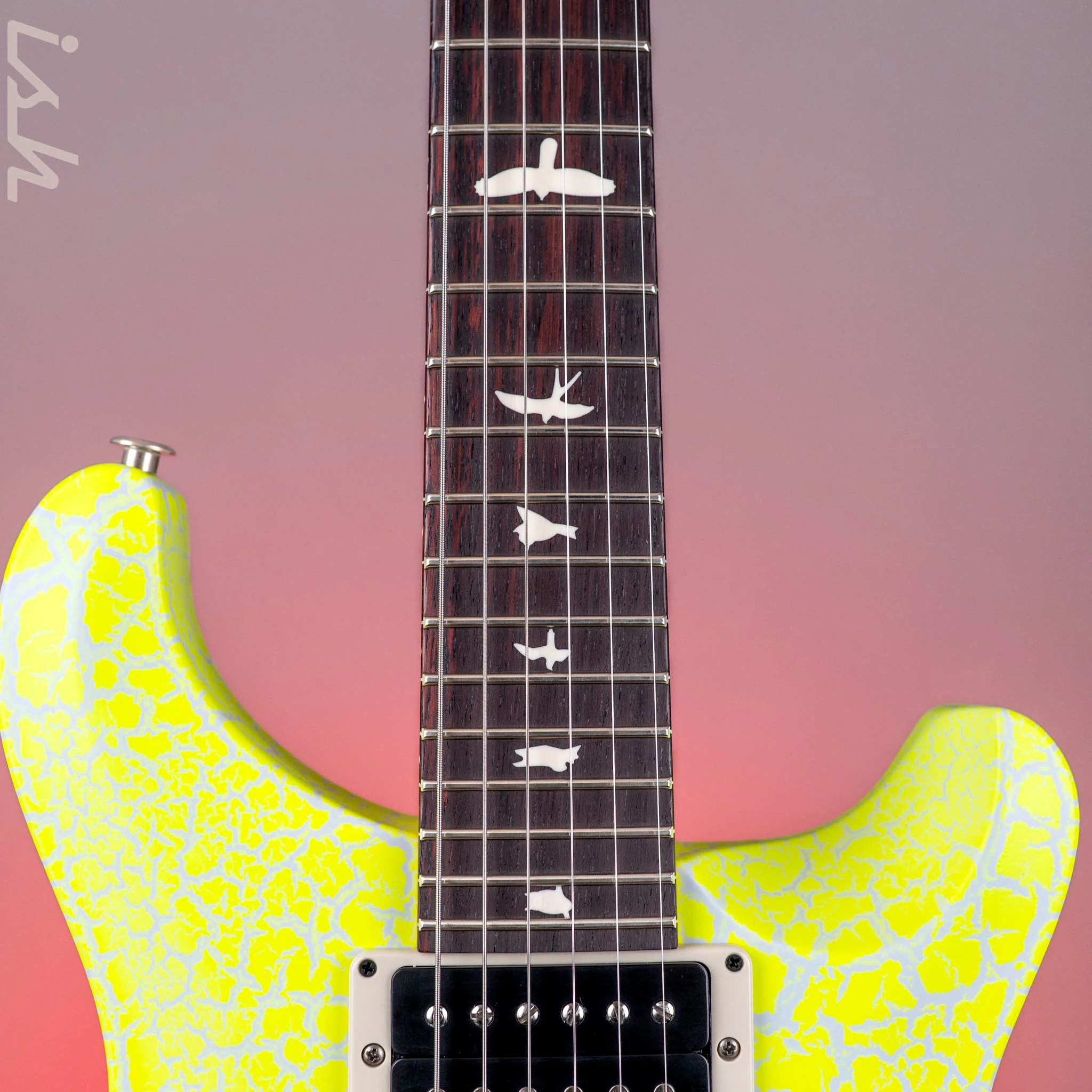 PRS CE 24 Special Sprayer’s Choice Pink Lemonade Fade White Crackle - Image 6