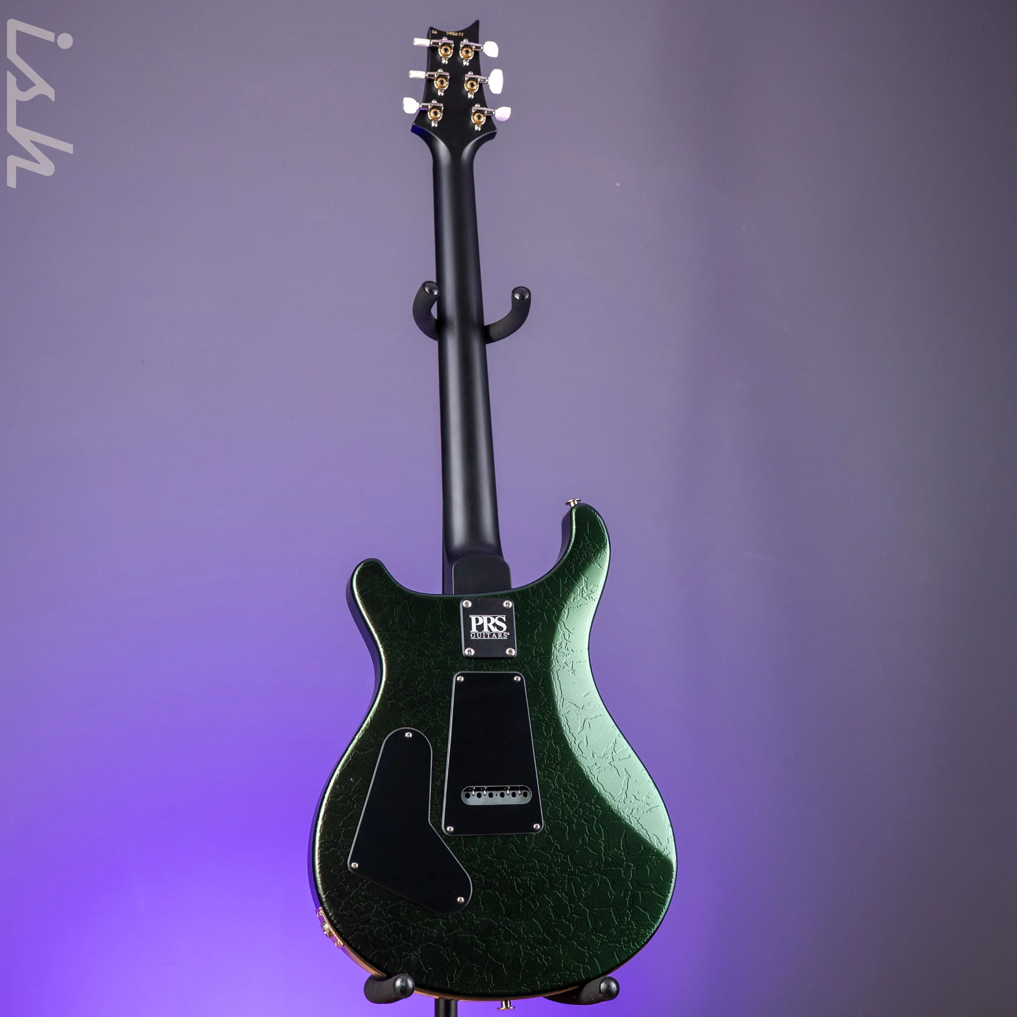 PRS CE 24 Special Green Metallic Colorshift Crackle Sprayer's Choice w/ Black Satin Neck - Image 8