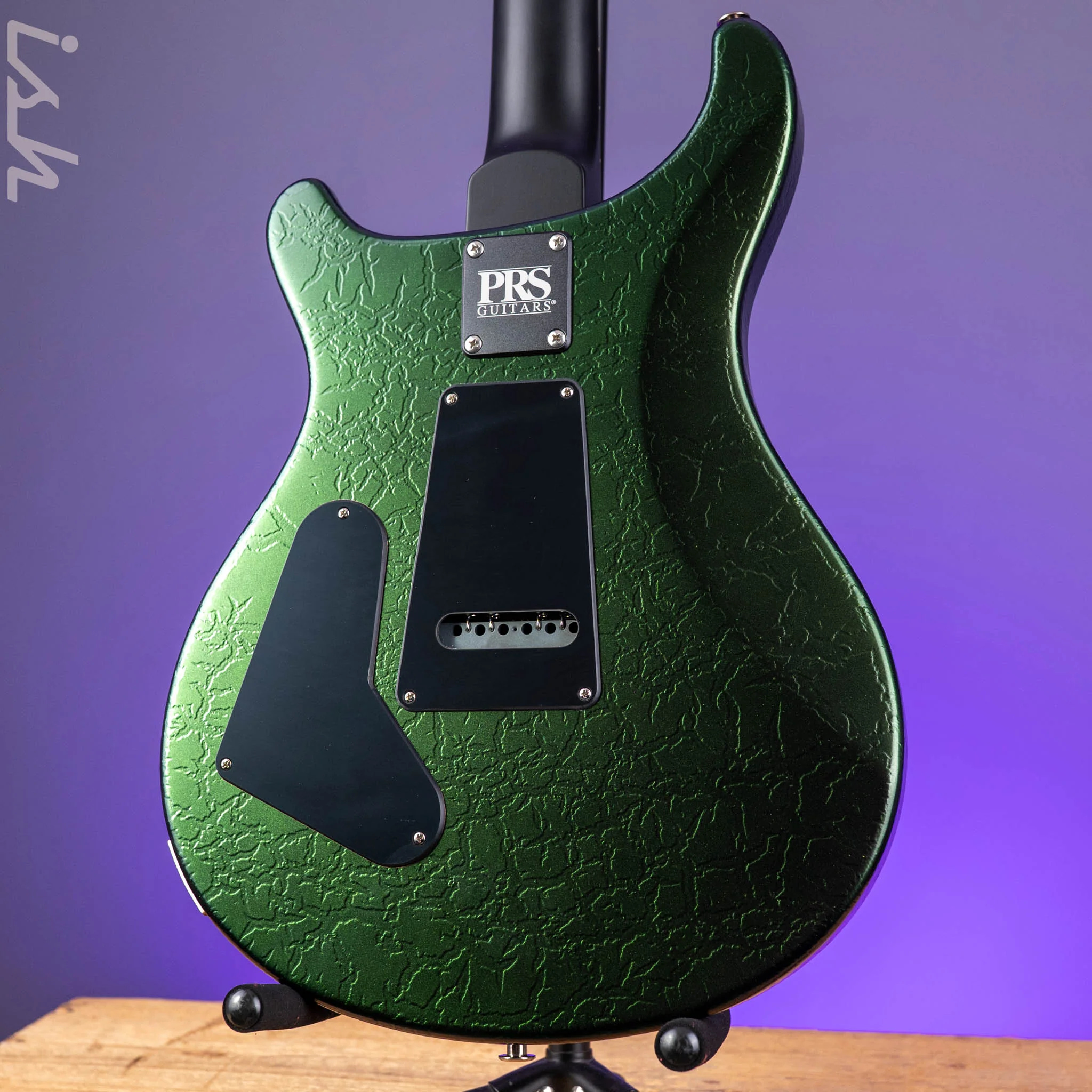 PRS CE 24 Special Green Metallic Colorshift Crackle Sprayer's Choice w/ Black Satin Neck - Image 9