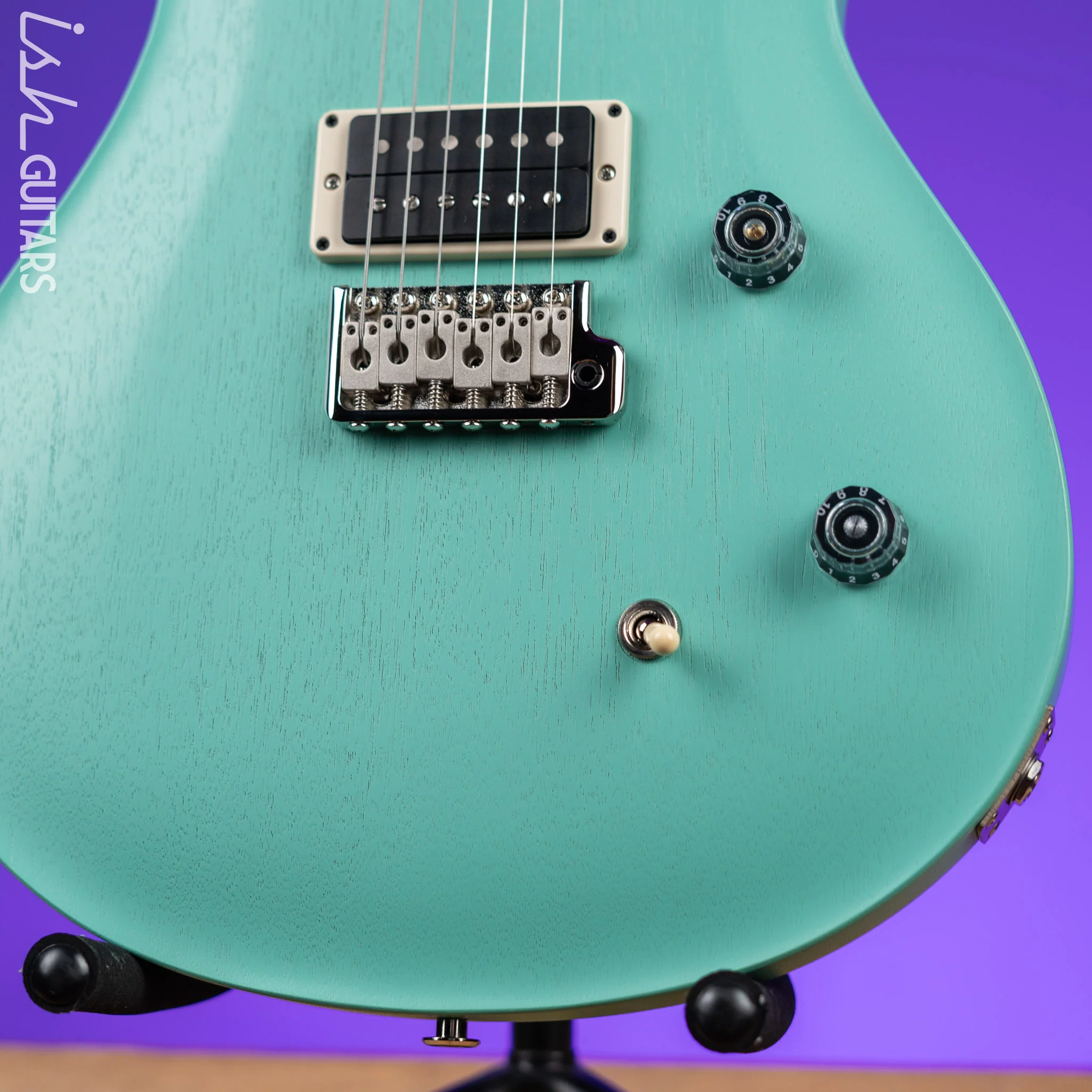 PRS CE 24 Standard Satin Nitro Electric Guitar Seafoam Green - Image 4