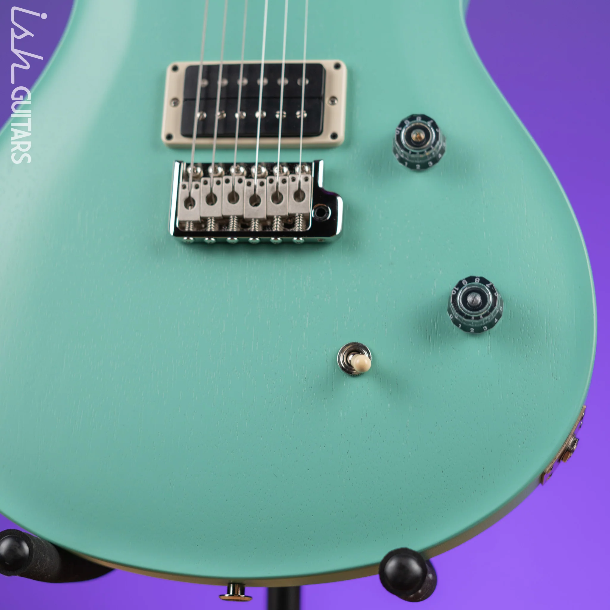 PRS CE 24 Standard Satin Nitro Electric Guitar Seafoam Green - Image 4
