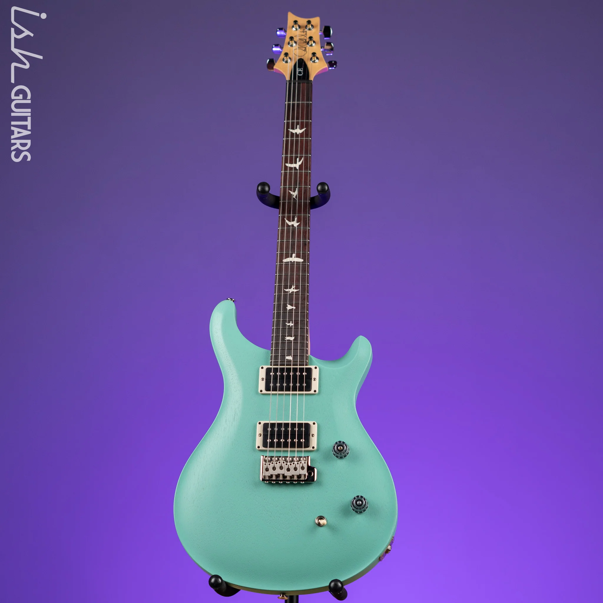 PRS CE 24 Standard Satin Nitro Electric Guitar Seafoam Green - Image 2
