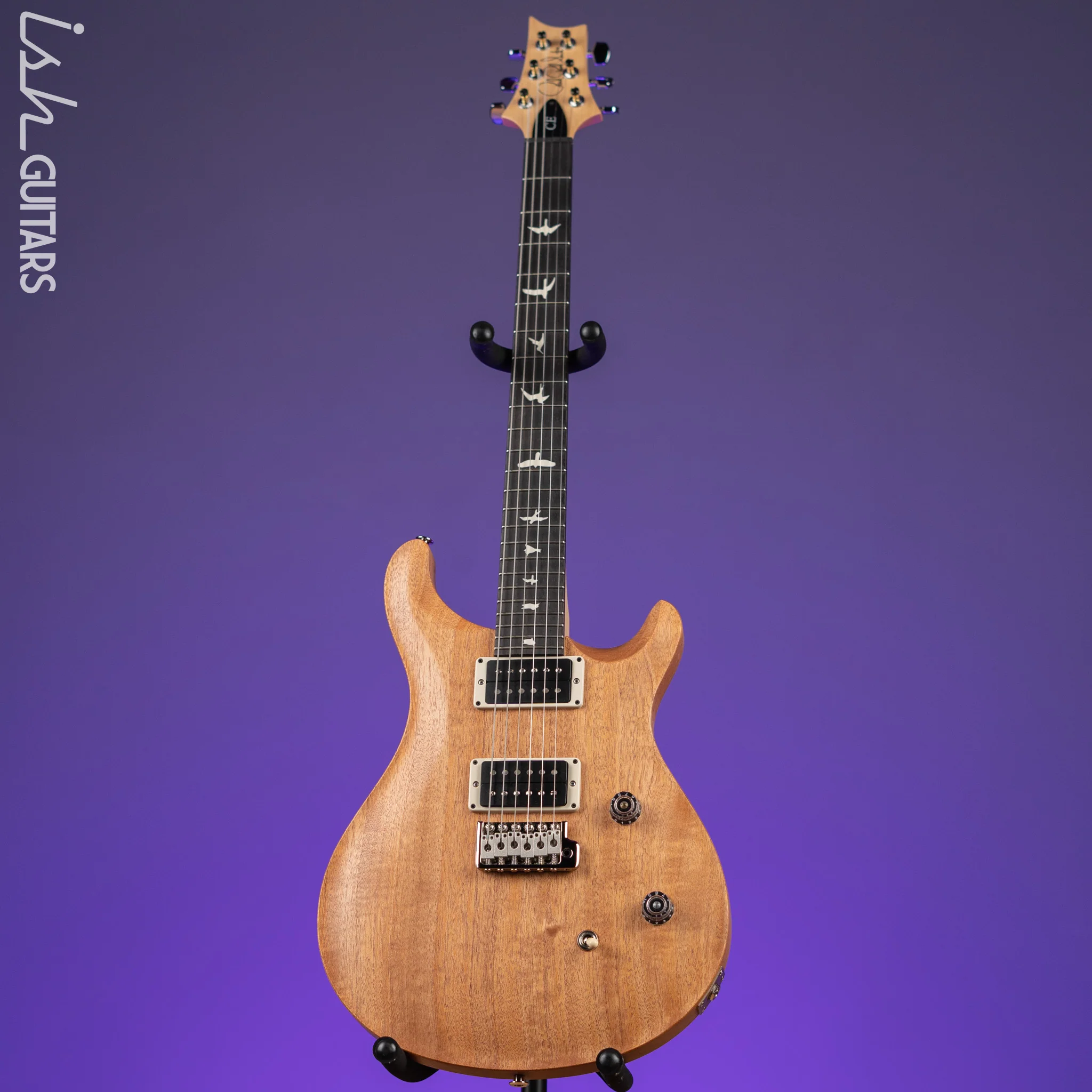 PRS CE 24 Standard Satin Nitro Electric Guitar Natural - Image 2