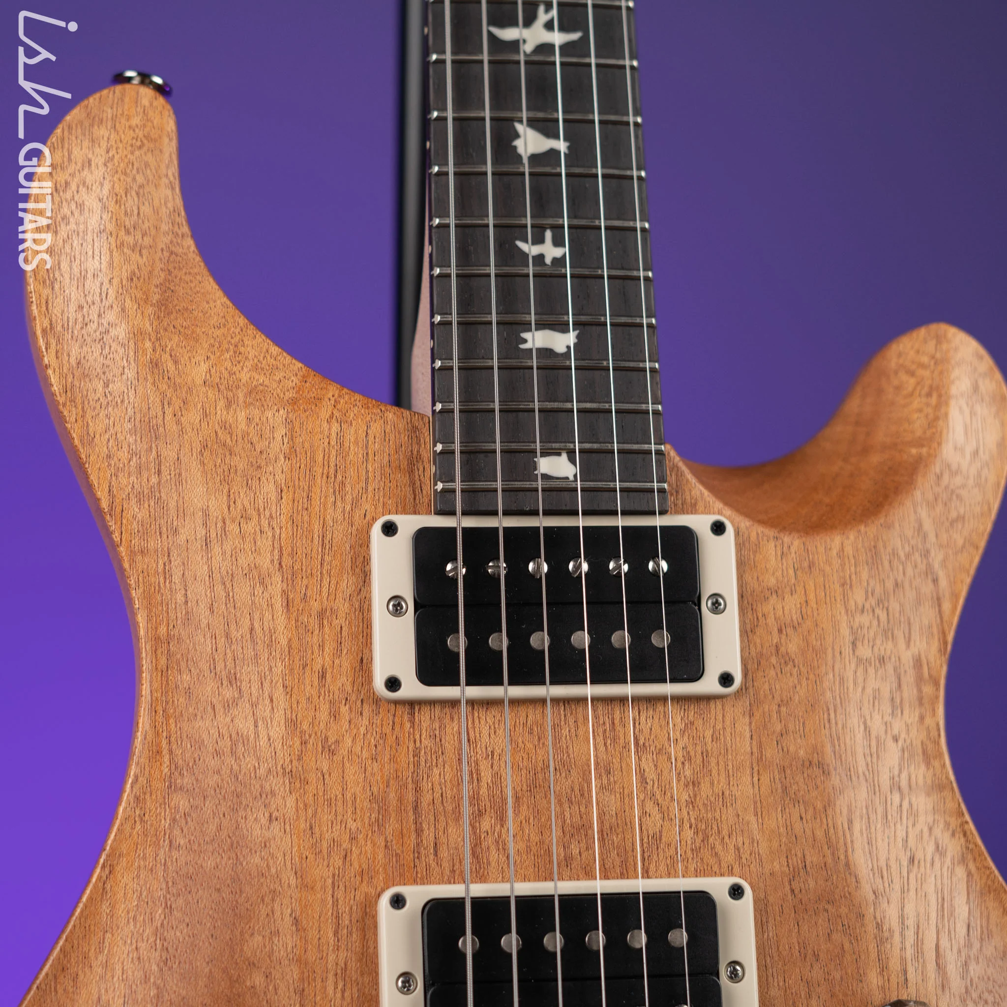 PRS CE 24 Standard Satin Nitro Electric Guitar Natural - Image 3