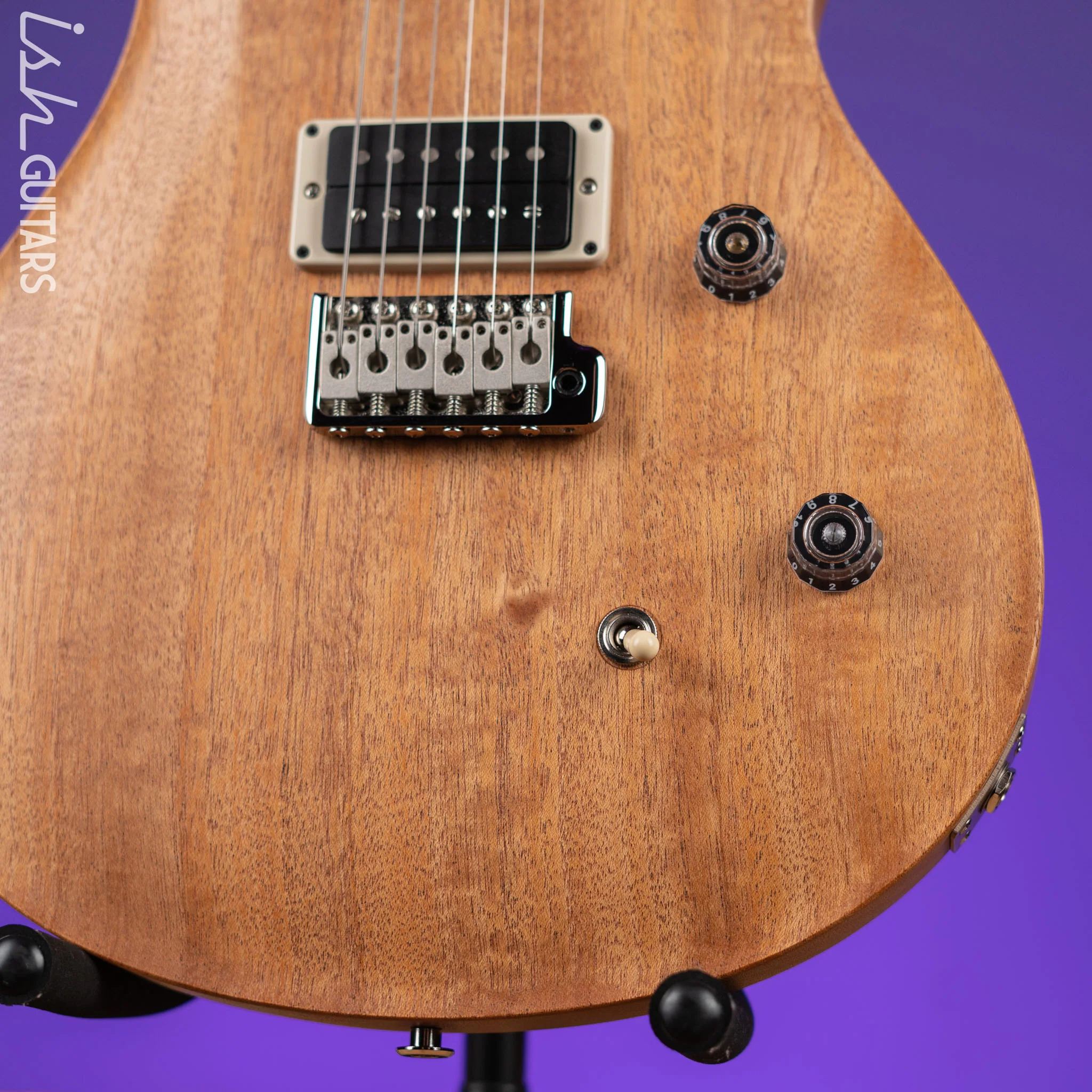 PRS CE 24 Standard Satin Nitro Electric Guitar Natural - Image 4