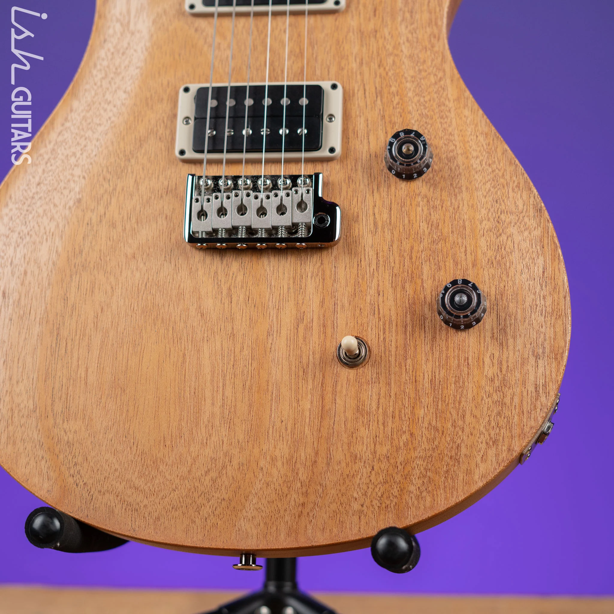 PRS CE 24 Standard Satin Nitro Electric Guitar Natural Demo - Image 4