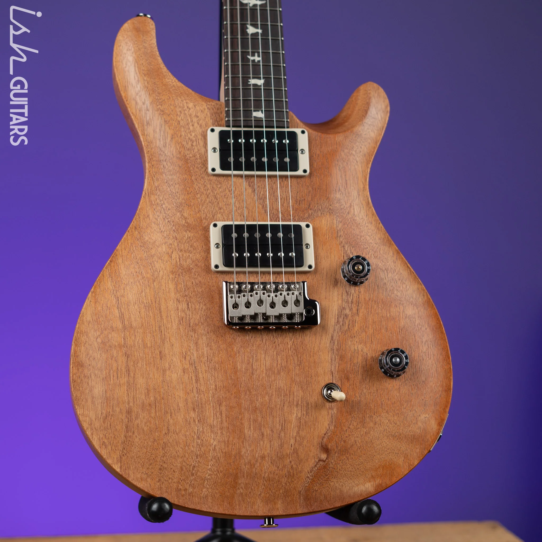 PRS CE 24 Standard Satin Nitro Electric Guitar Natural Demo