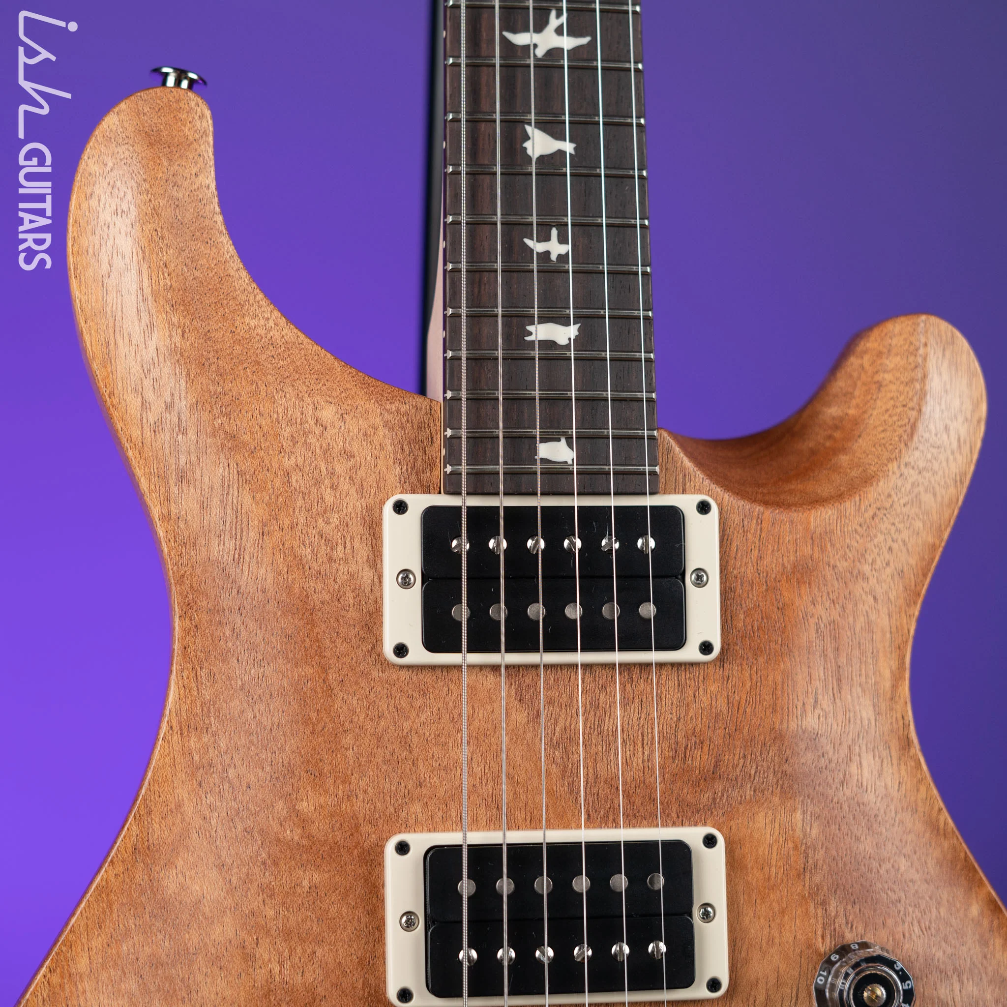 PRS CE 24 Standard Satin Nitro Electric Guitar Natural Demo - Image 3
