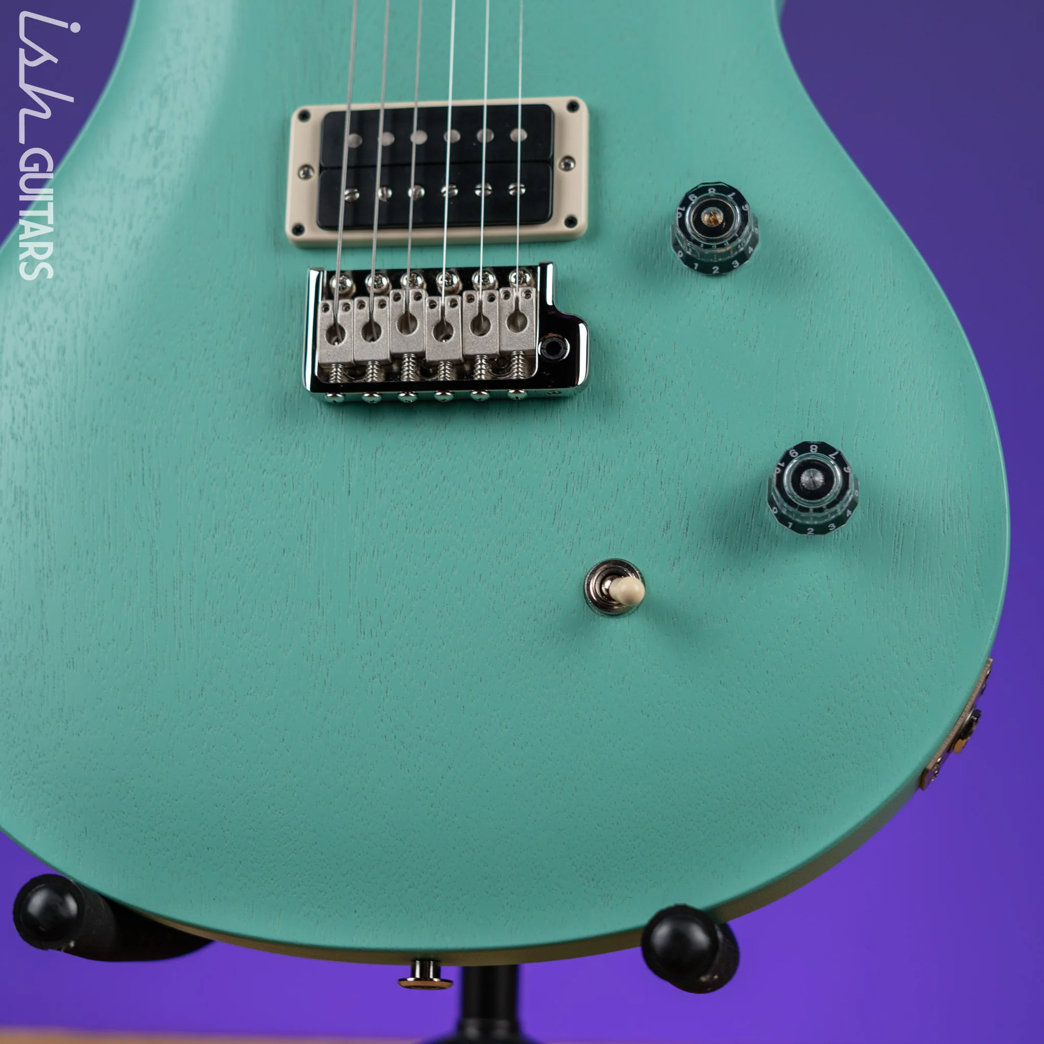 PRS CE 24 Standard Satin Nitro Electric Guitar Seafoam Green - Image 4