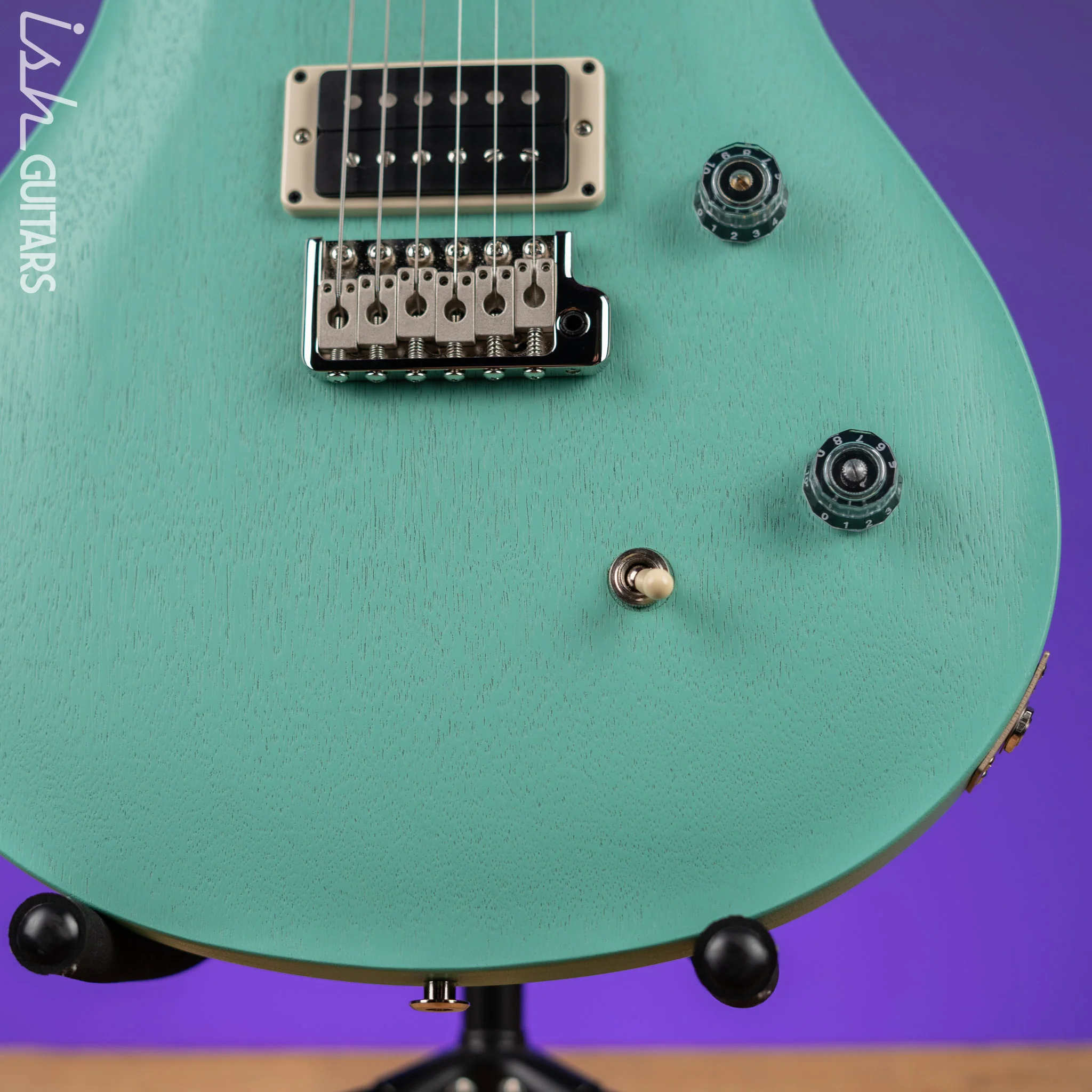 PRS CE 24 Standard Satin Nitro Electric Guitar Seafoam Green - Image 4