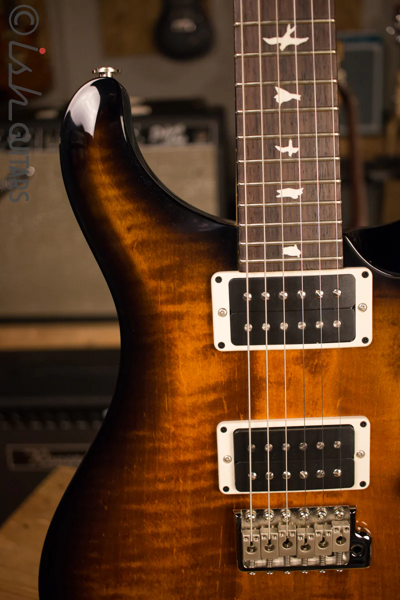 Paul Reed Smith PRS CE24 Custom Color Amber Smokewrap Burst - Image 3