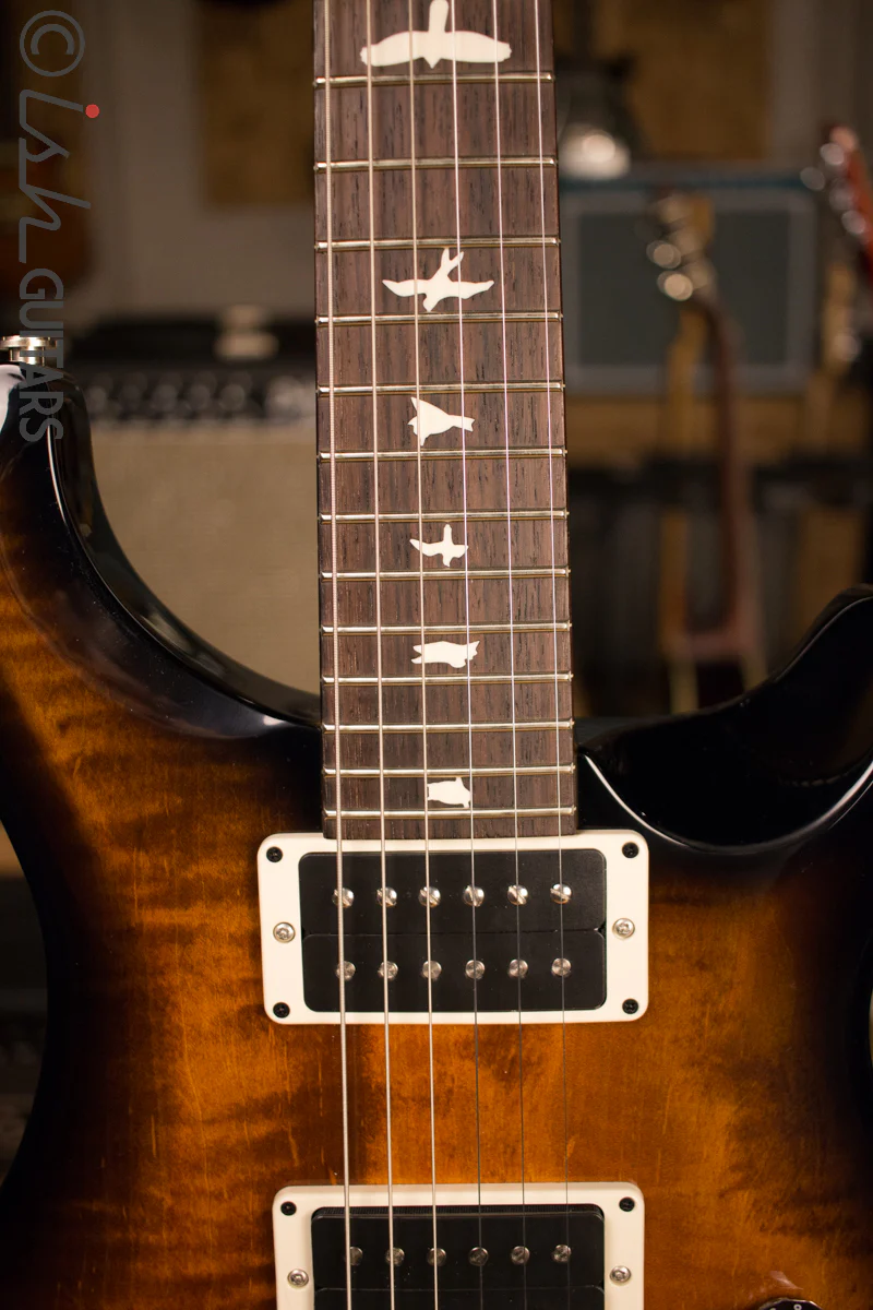 Paul Reed Smith PRS CE24 Custom Color Amber Smokewrap Burst - Image 6
