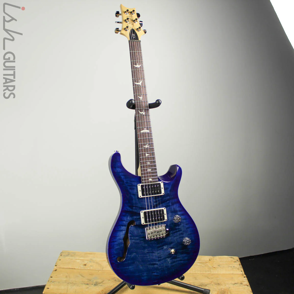 2019 PRS CE 24 Semi-Hollow Faded Whale Blue Burst - Image 2