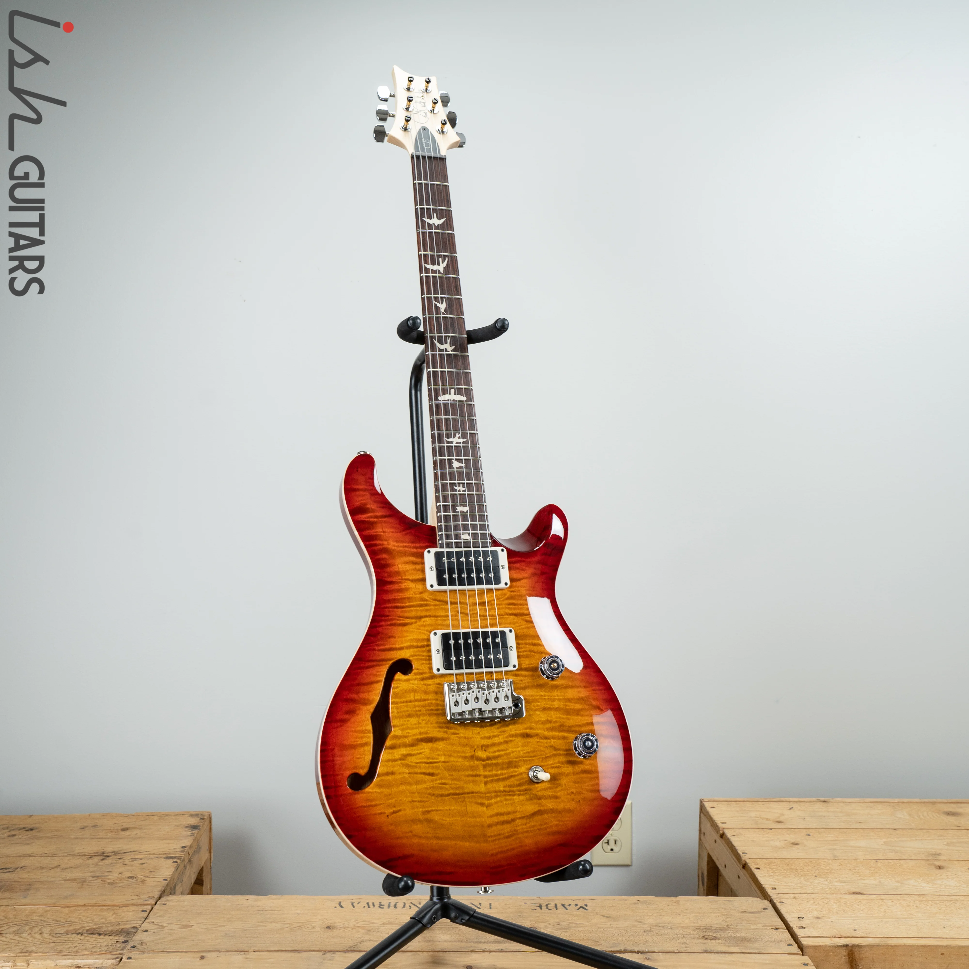 PRS CE 24 Semi Hollow Dark Cherry Sunburst - Image 2