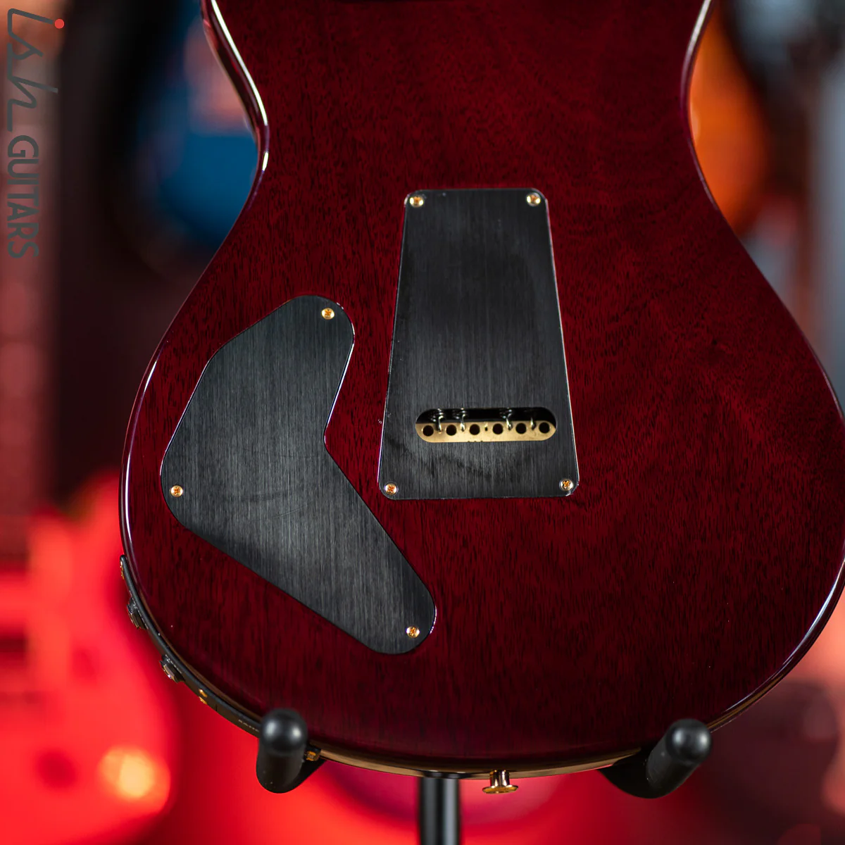 PRS Custom 22 Piezo Aquamarine Purple Burst 10 Top - Image 9