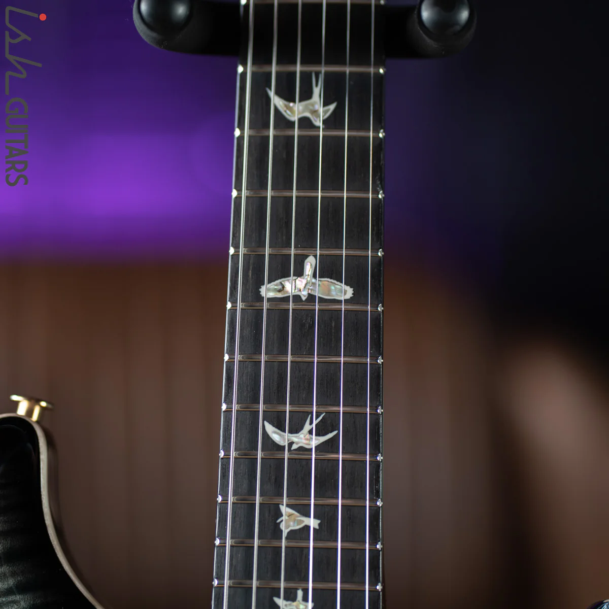 PRS Custom 22 Piezo Trampas Green Smokeburst 10 Top - Image 5