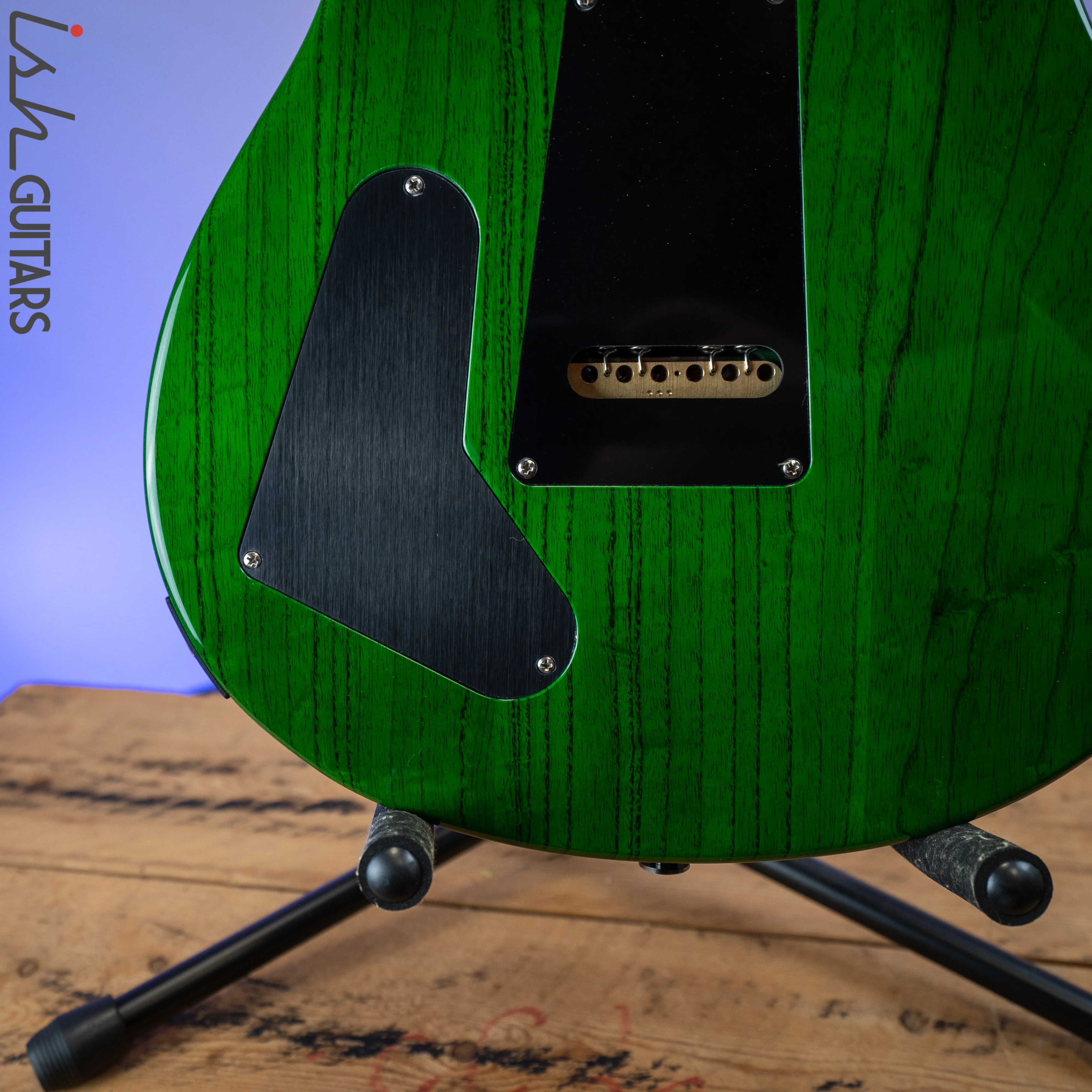 PRS Wood Library Custom 22 Soapbar Jade Green Burst Torrified Maple Neck - Image 11