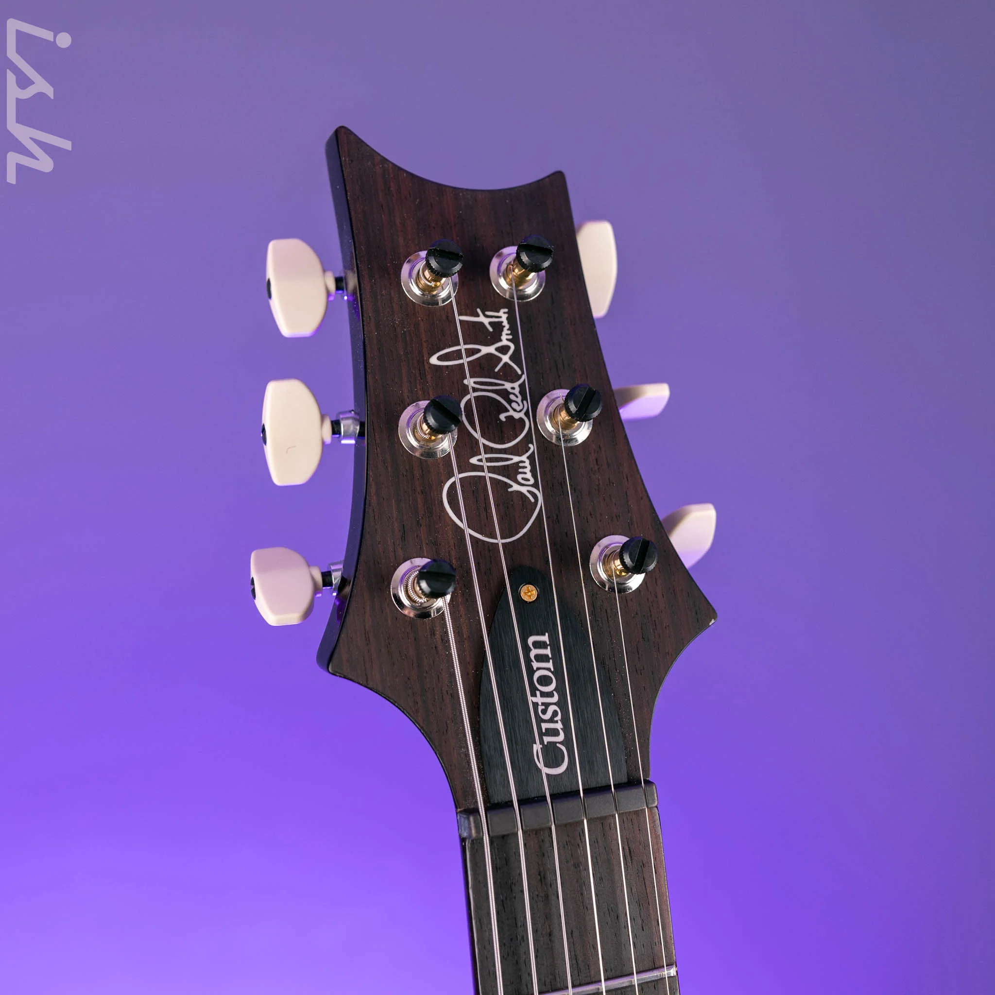 PRS Custom 24-08 10-Top Black Gold Wraparound Burst - Image 5