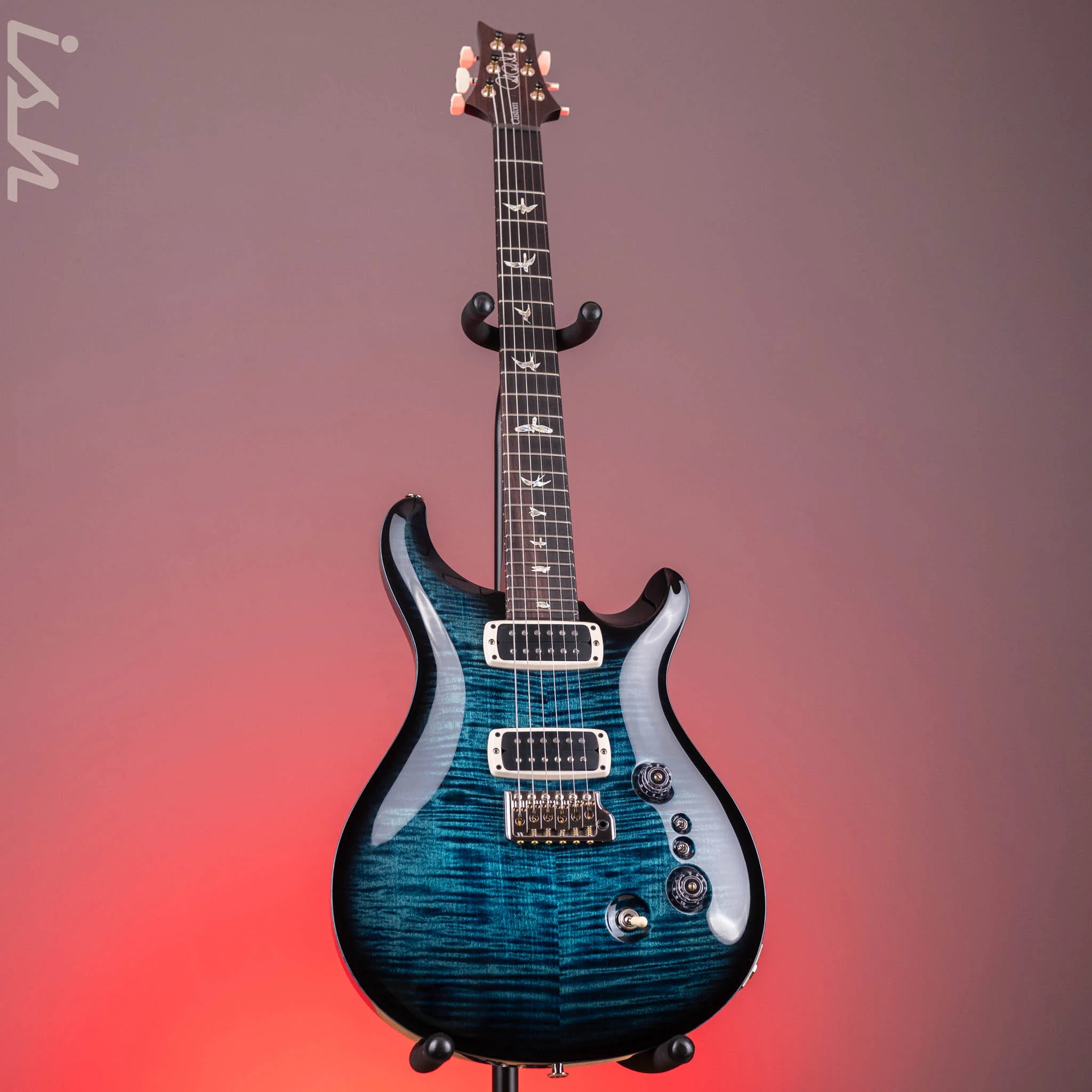 PRS Custom 24-08 Electric Guitar Cobalt Smokeburst - Image 2