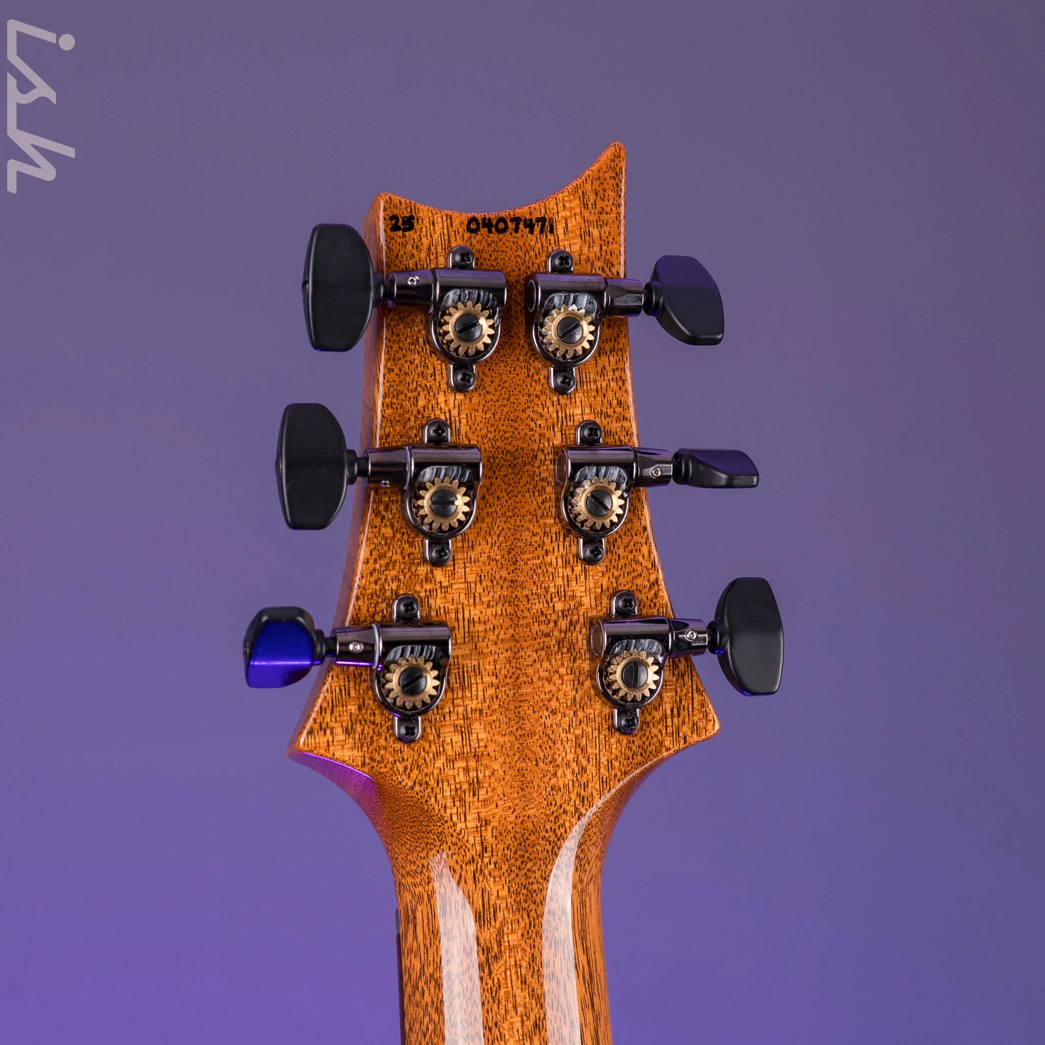 PRS Custom 24-08 Black Rainbow Holoflake Custom Color 85/15s - Image 12