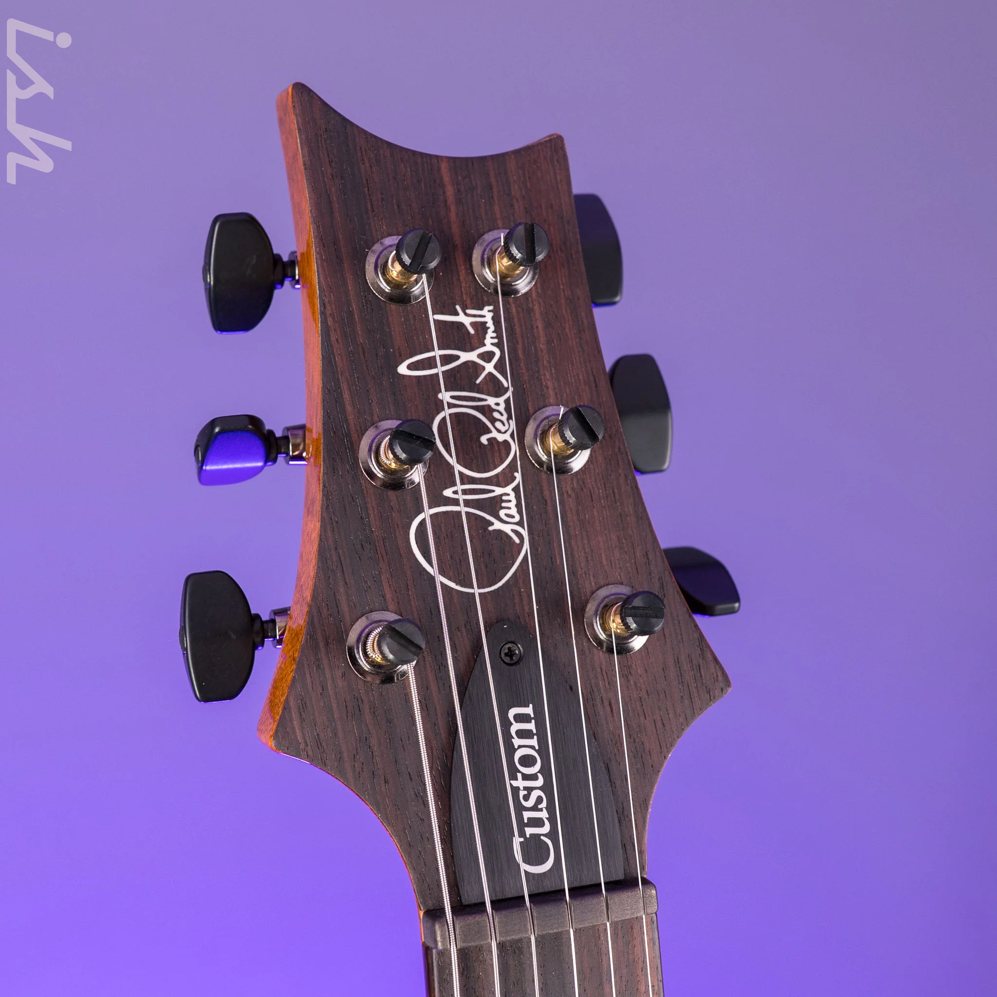 PRS Custom 24-08 Black Rainbow Holoflake Custom Color 85/15s - Image 6